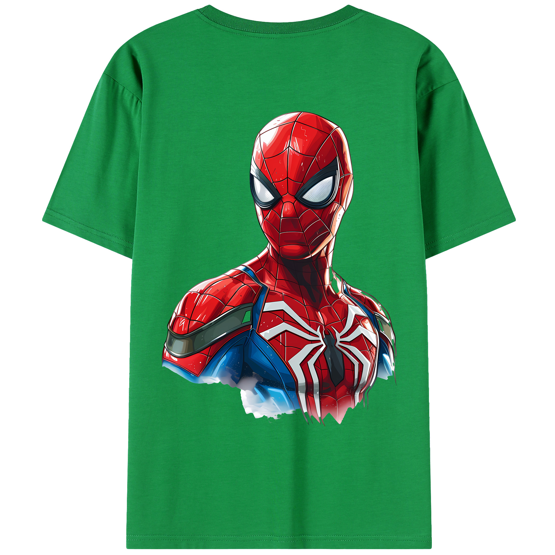 （画像用） Spider Man スパイダーマン レディース半袖Tシャツ(バックプリント)