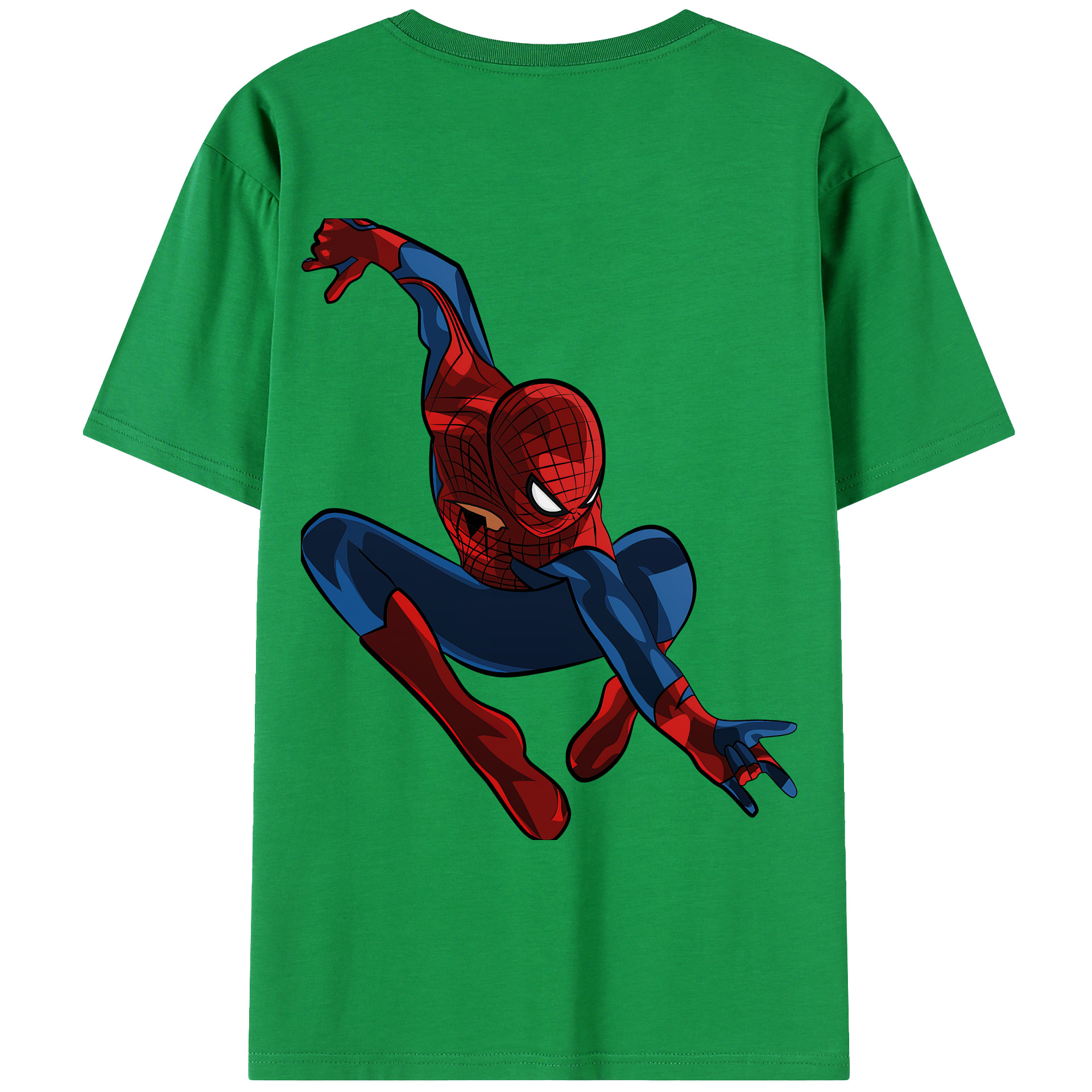 （画像用） Spider Man スパイダーマン レディース半袖Tシャツ(バックプリント)