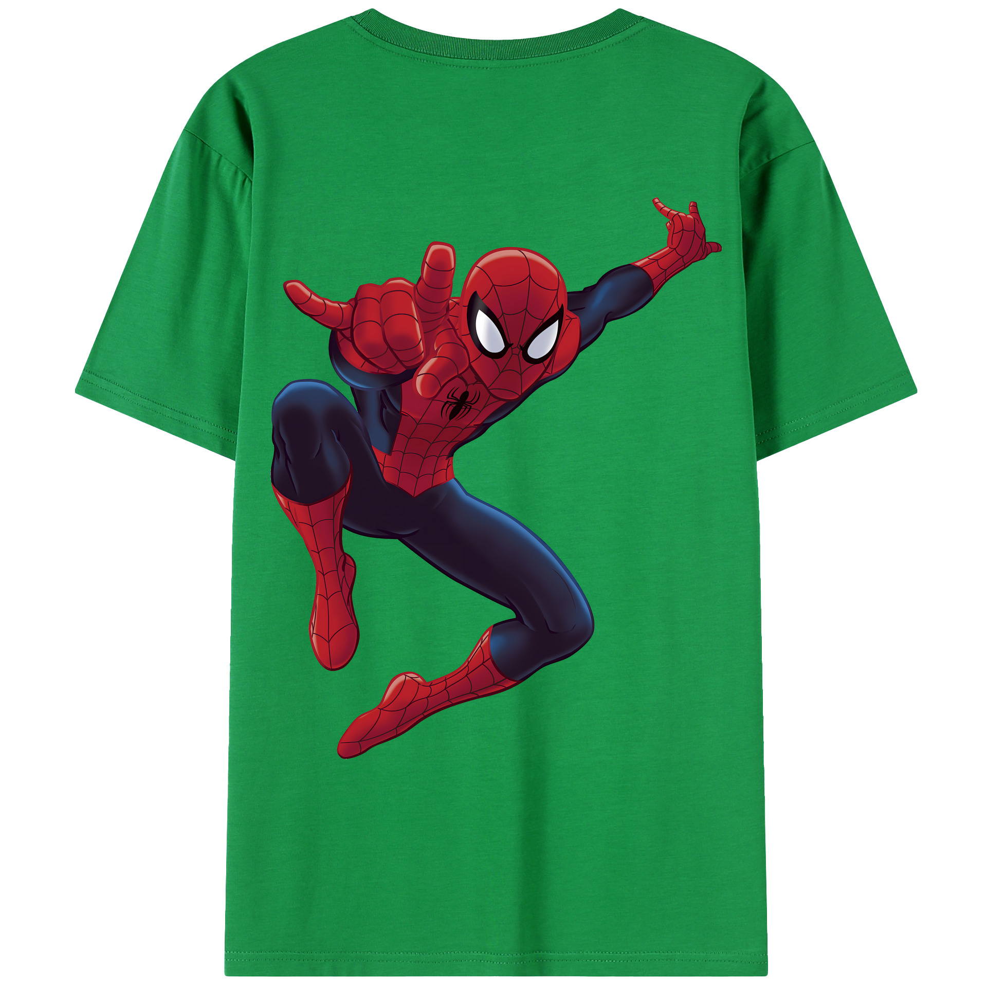 （画像用） Spider Man スパイダーマン レディース半袖Tシャツ(バックプリント)