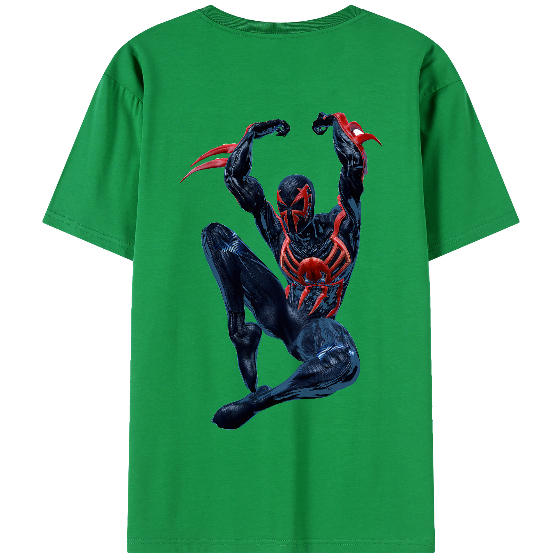 （画像用） Spider Man スパイダーマン レディース半袖Tシャツ(バックプリント)