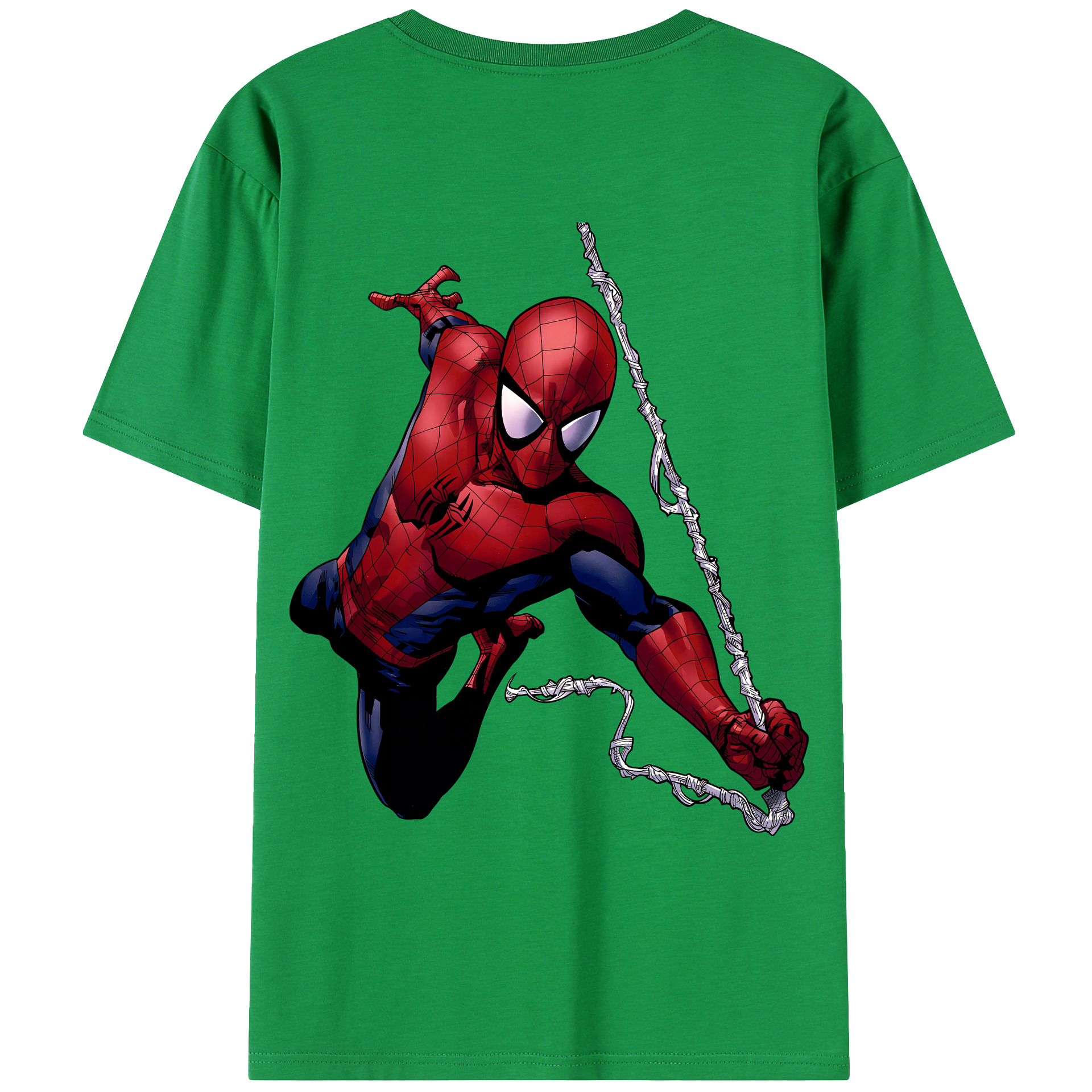 （画像用） Spider Man スパイダーマン レディース半袖Tシャツ(バックプリント)