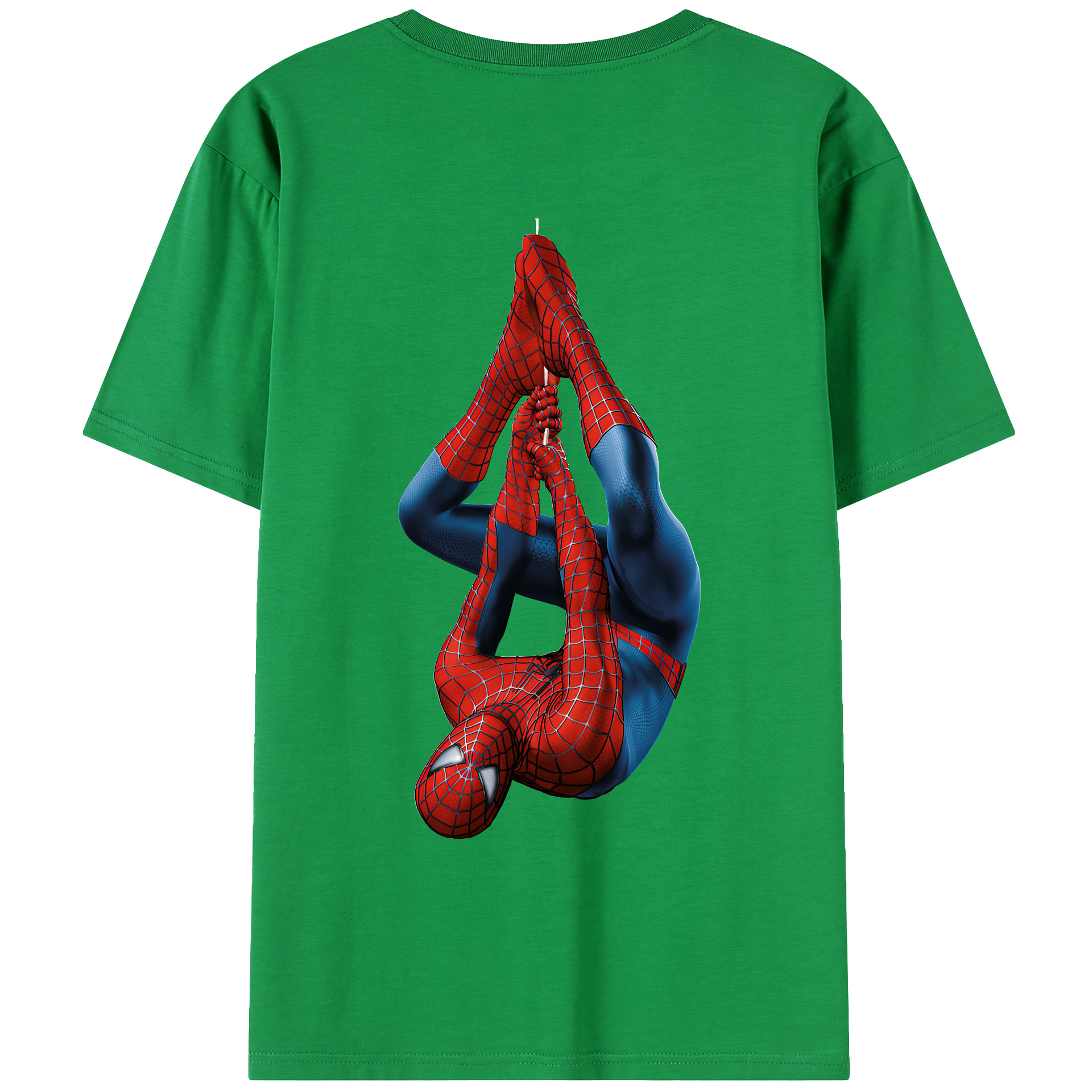 （画像用） Spider Man スパイダーマン レディース半袖Tシャツ(バックプリント)