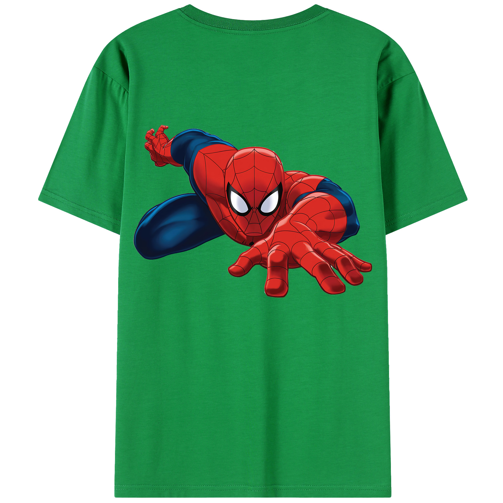 （画像用） Spider Man スパイダーマン レディース半袖Tシャツ(バックプリント)