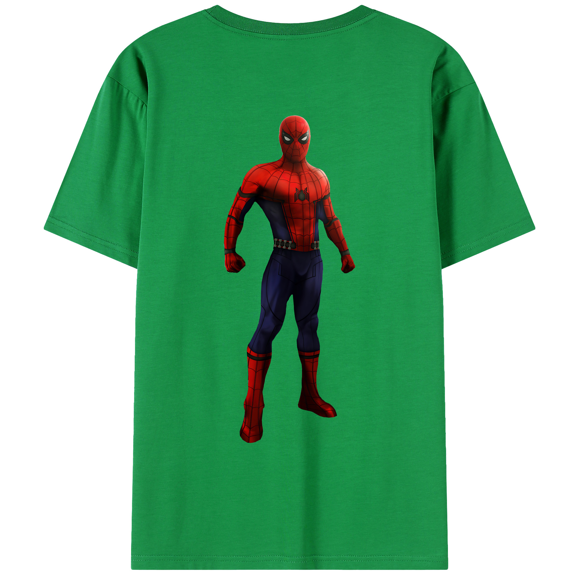 （画像用） Spider Man スパイダーマン レディース半袖Tシャツ(バックプリント)