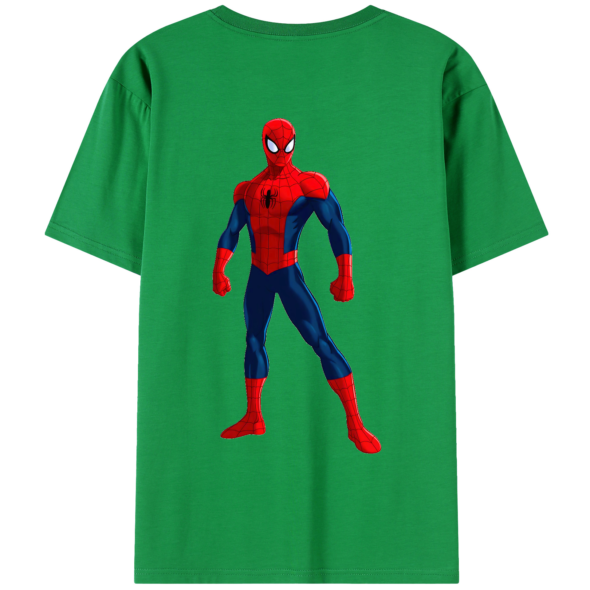（画像用） Spider Man スパイダーマン レディース半袖Tシャツ(バックプリント)