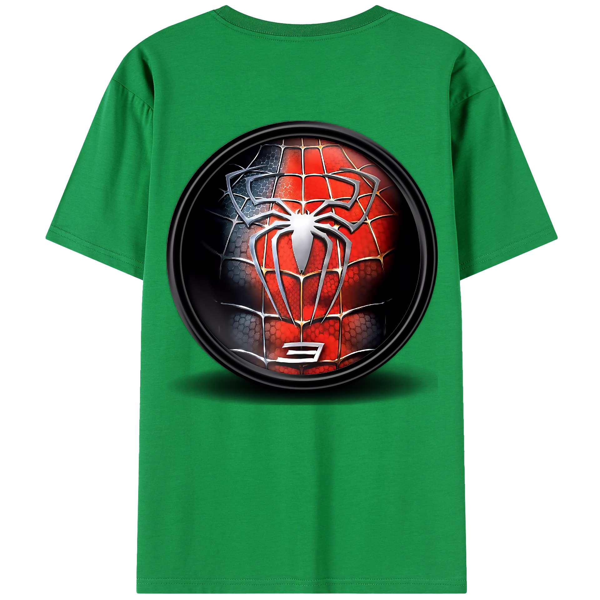 （画像用） Spider Man スパイダーマン レディース半袖Tシャツ(バックプリント)