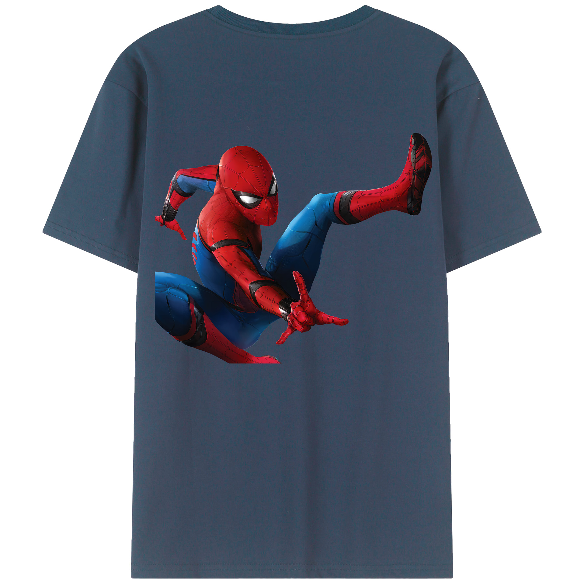 （画像用） Spider Man スパイダーマン レディース半袖Tシャツ(バックプリント)