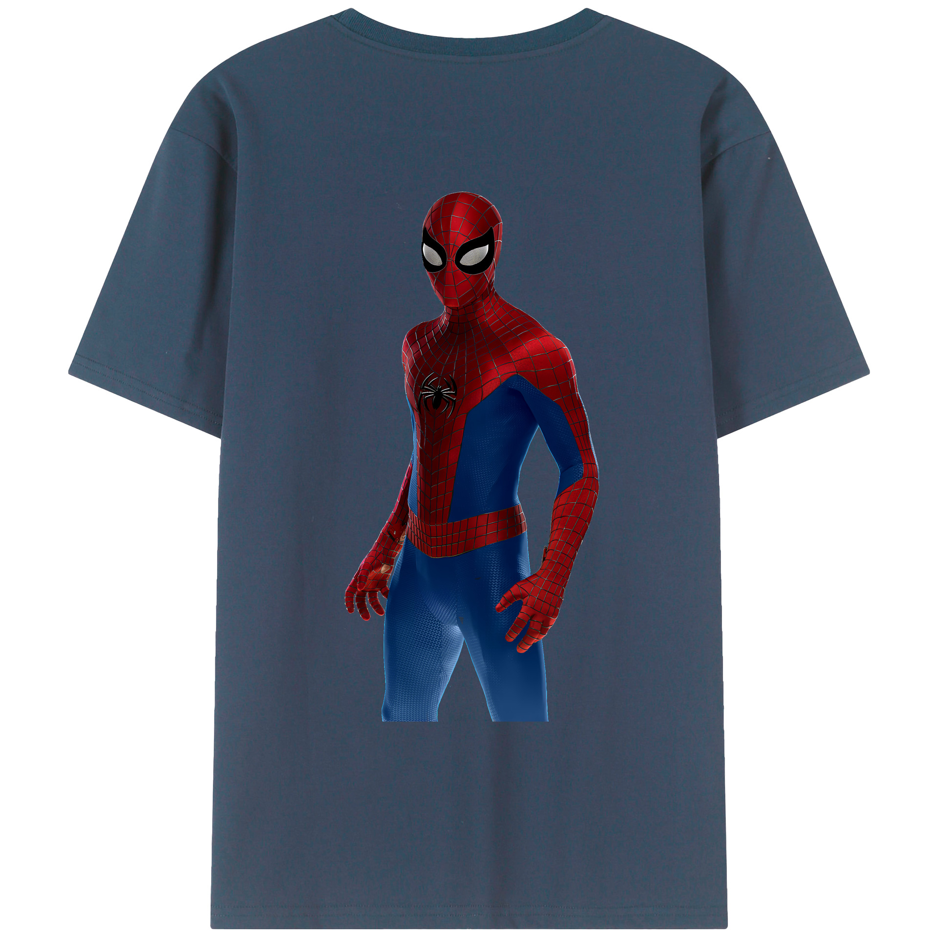 （画像用） Spider Man スパイダーマン レディース半袖Tシャツ(バックプリント)