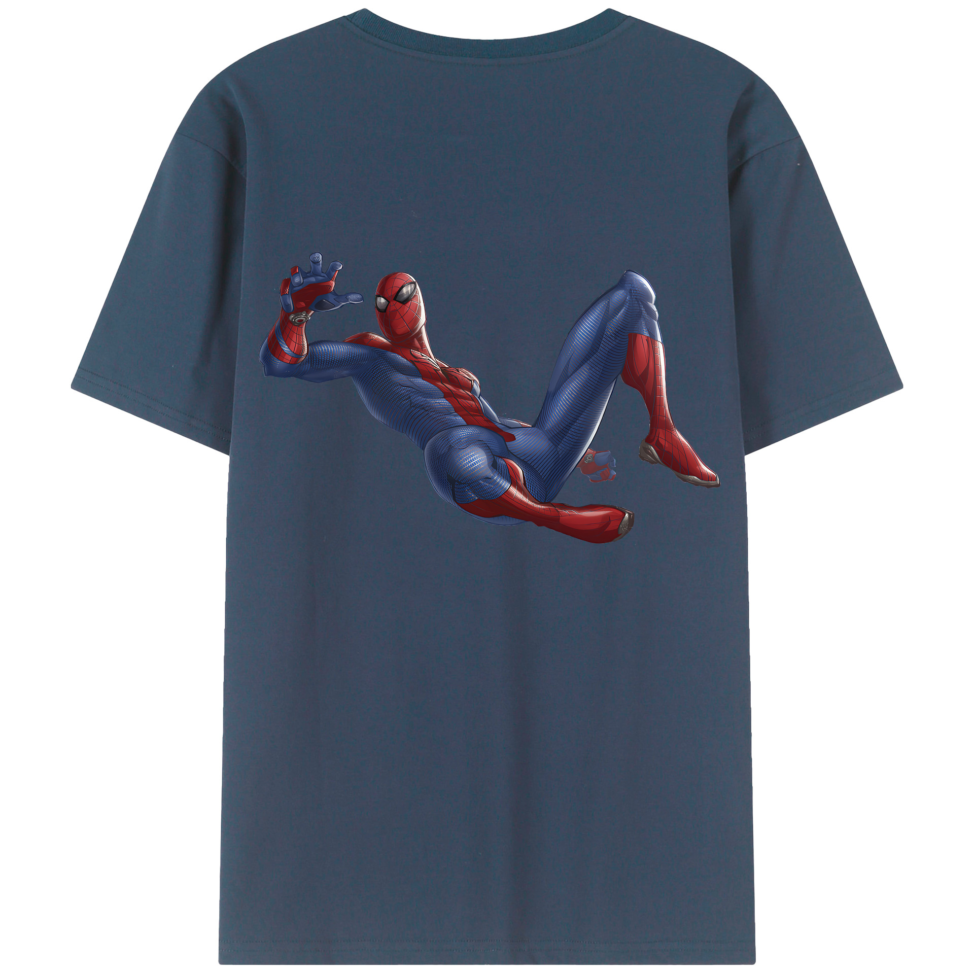 （画像用） Spider Man スパイダーマン レディース半袖Tシャツ(バックプリント)