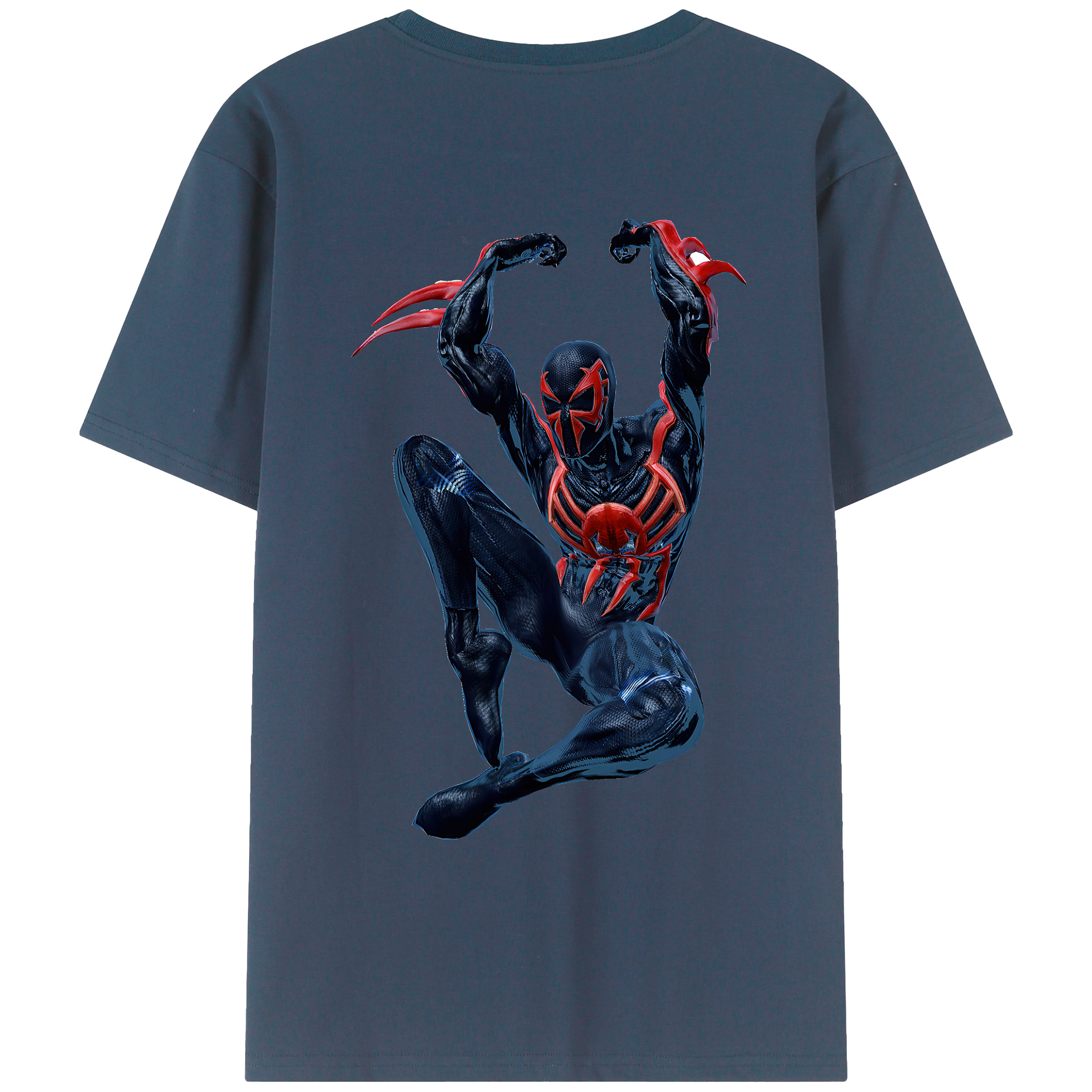 （画像用） Spider Man スパイダーマン レディース半袖Tシャツ(バックプリント)
