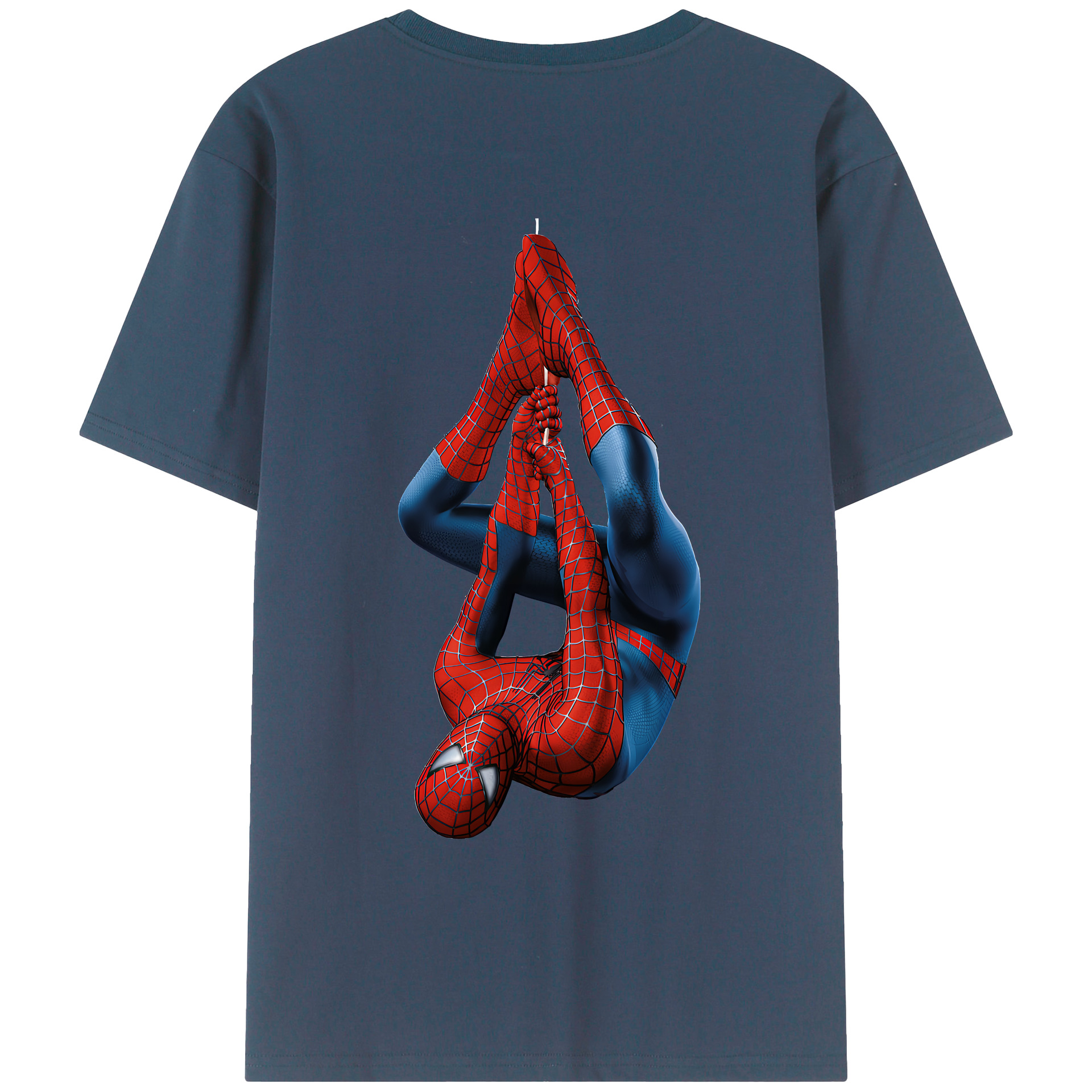 （画像用） Spider Man スパイダーマン レディース半袖Tシャツ(バックプリント)