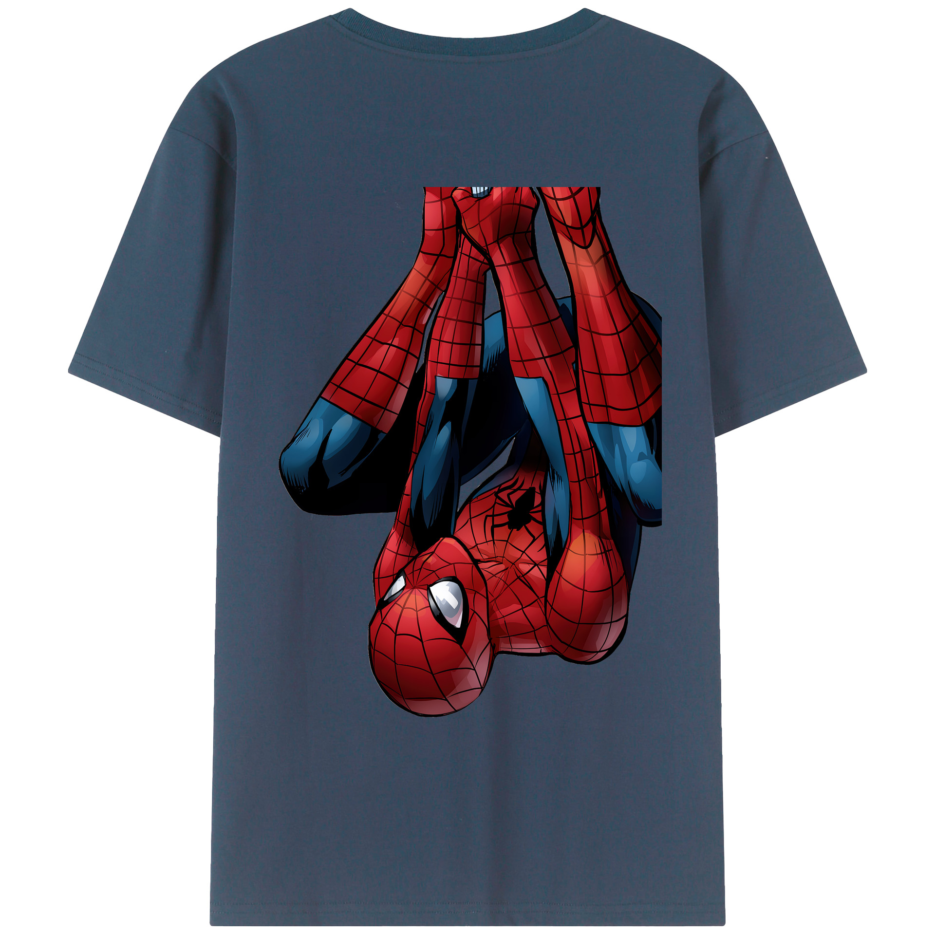 （画像用） Spider Man スパイダーマン レディース半袖Tシャツ(バックプリント)