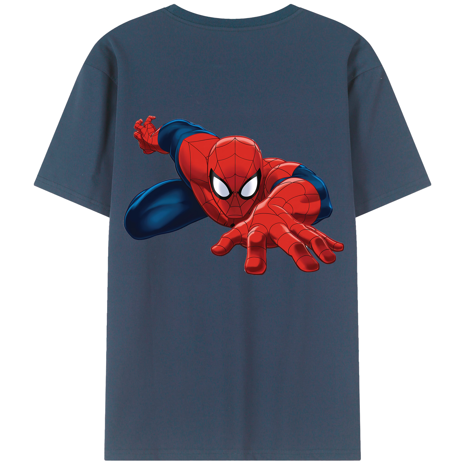 （画像用） Spider Man スパイダーマン レディース半袖Tシャツ(バックプリント)