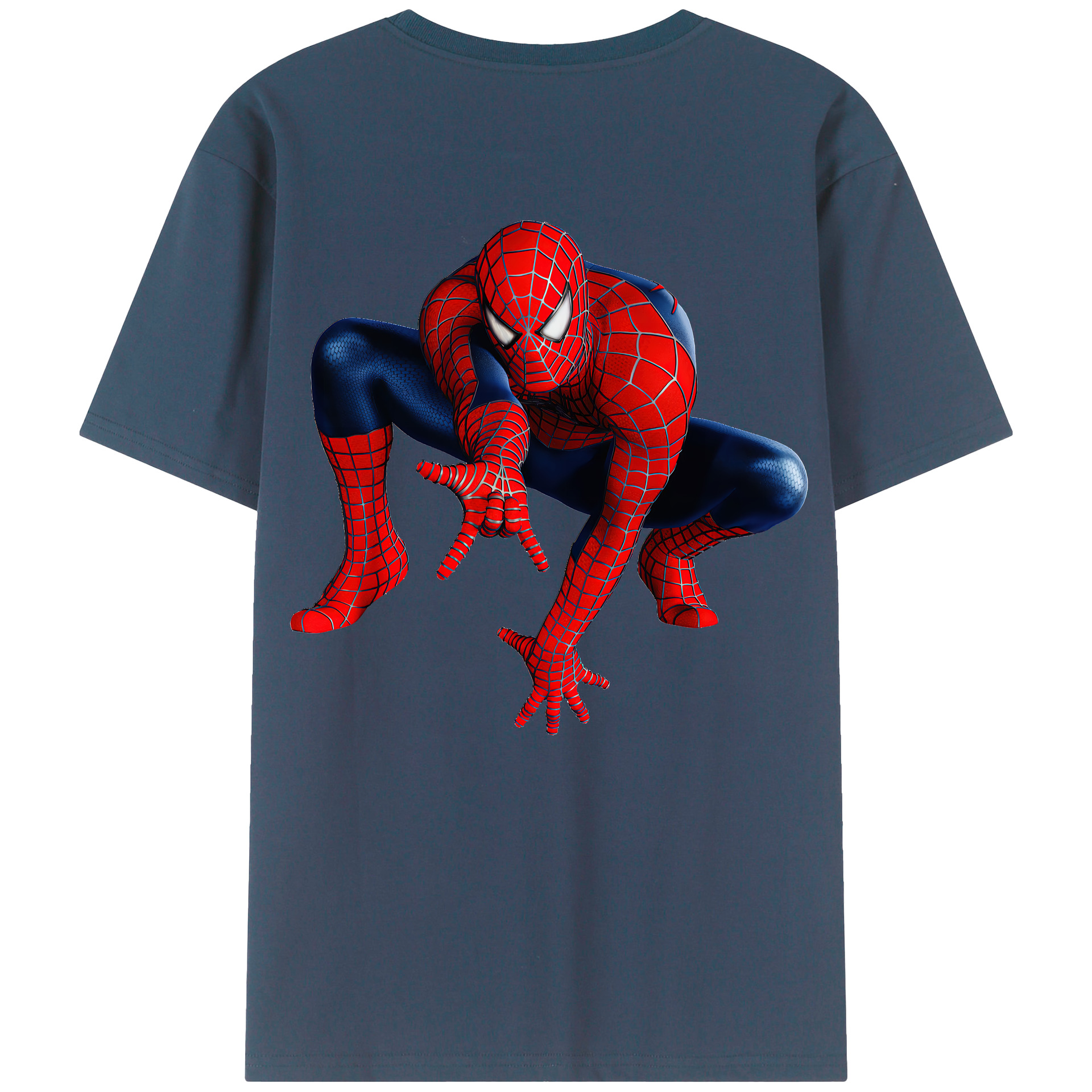 （画像用） Spider Man スパイダーマン レディース半袖Tシャツ(バックプリント)