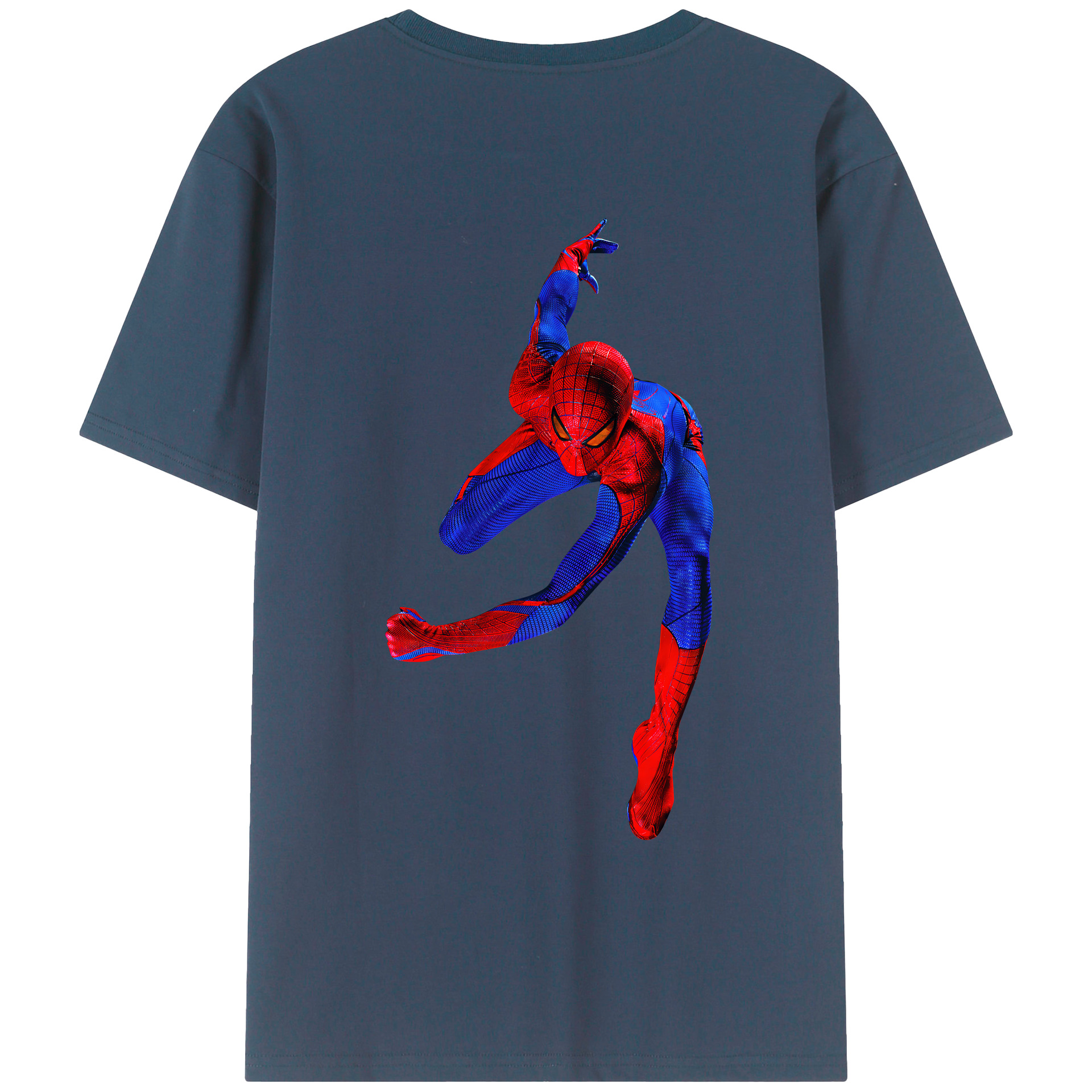 （画像用） Spider Man スパイダーマン レディース半袖Tシャツ(バックプリント)