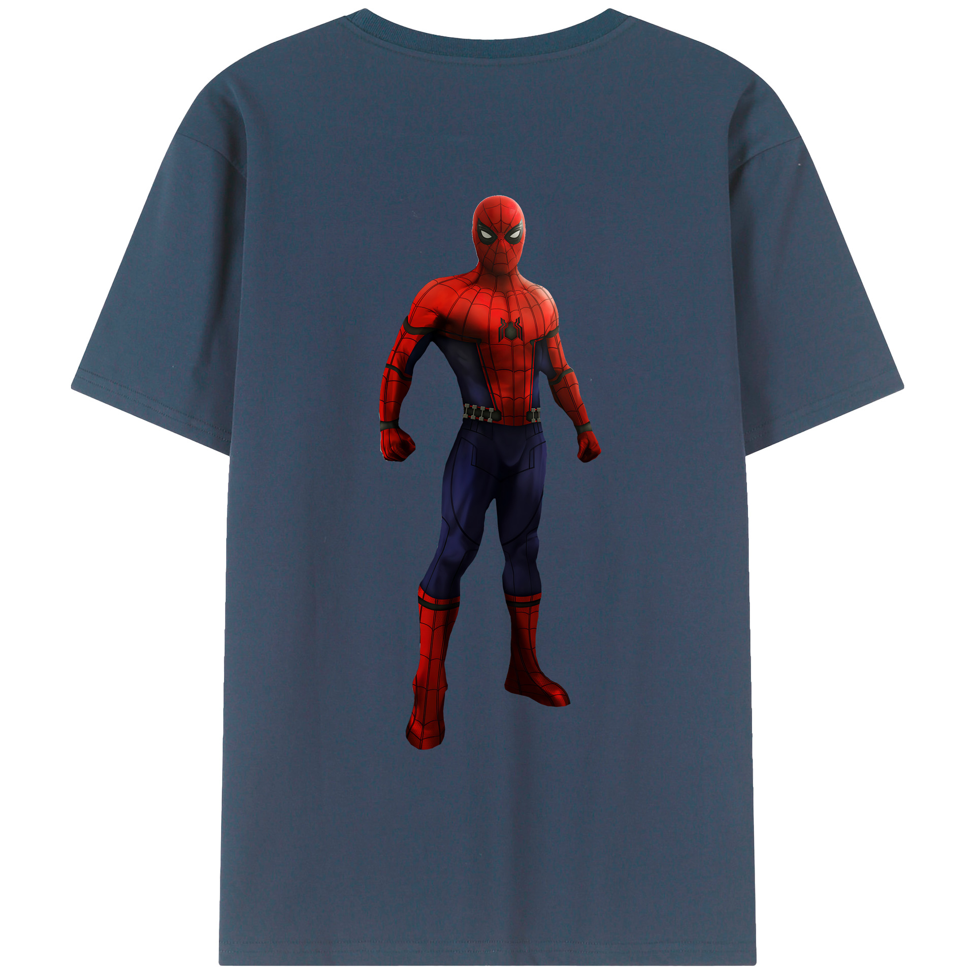 （画像用） Spider Man スパイダーマン レディース半袖Tシャツ(バックプリント)