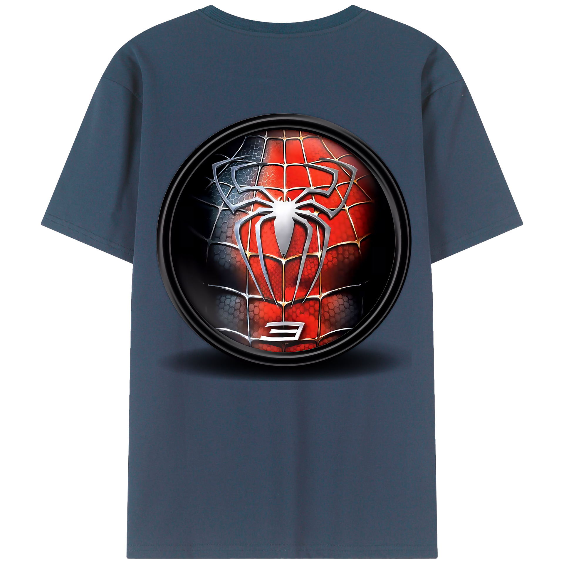 （画像用） Spider Man スパイダーマン レディース半袖Tシャツ(バックプリント)