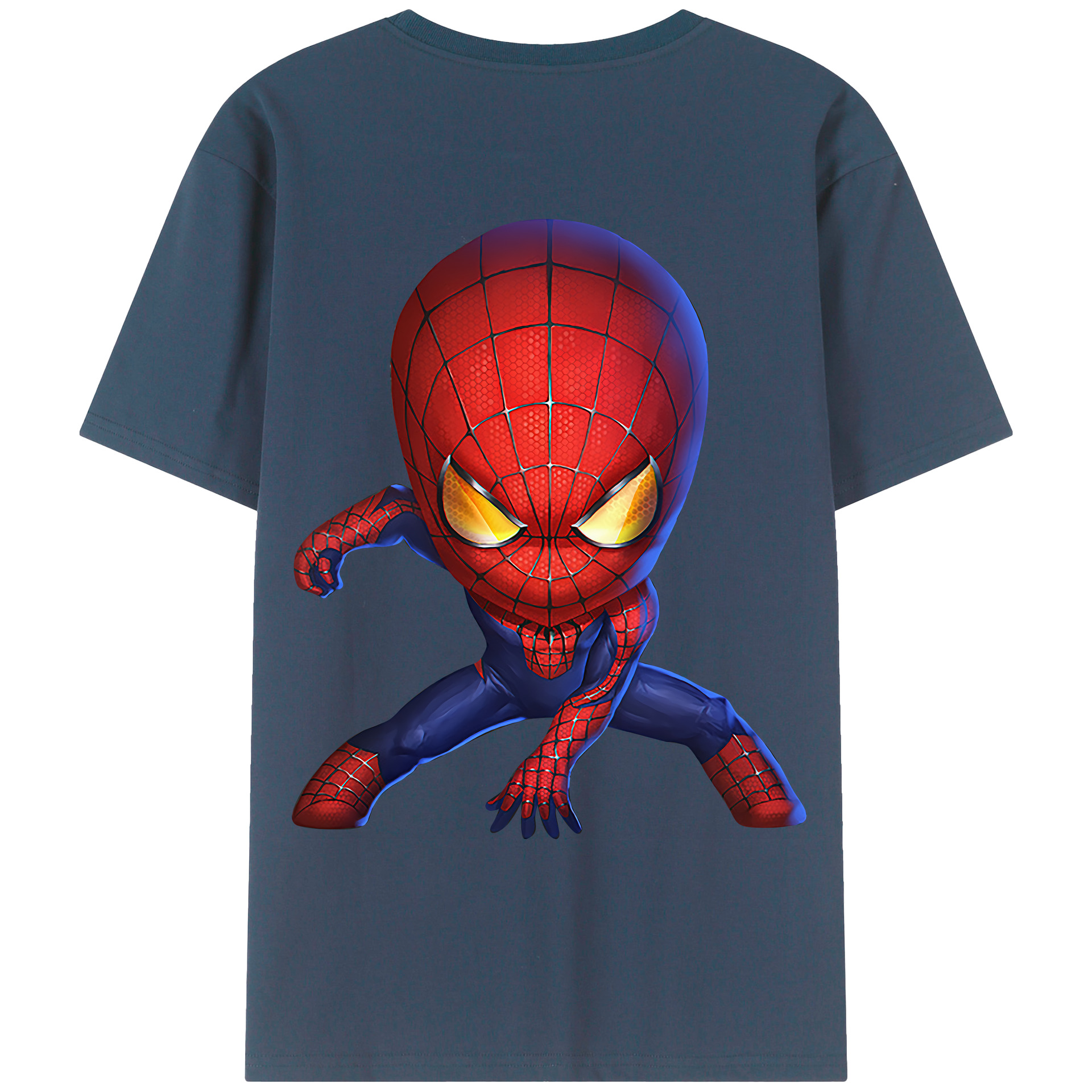 （画像用） Spider Man スパイダーマン レディース半袖Tシャツ(バックプリント)