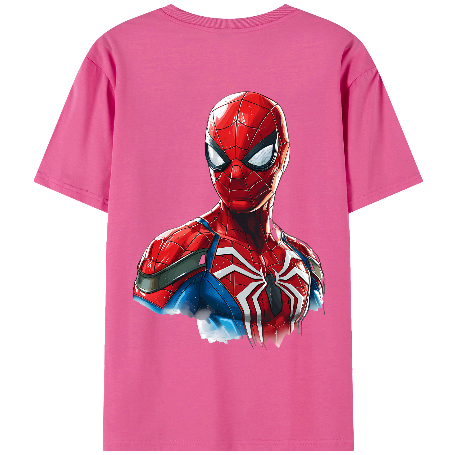 （画像用） Spider Man スパイダーマン レディース半袖Tシャツ(バックプリント)