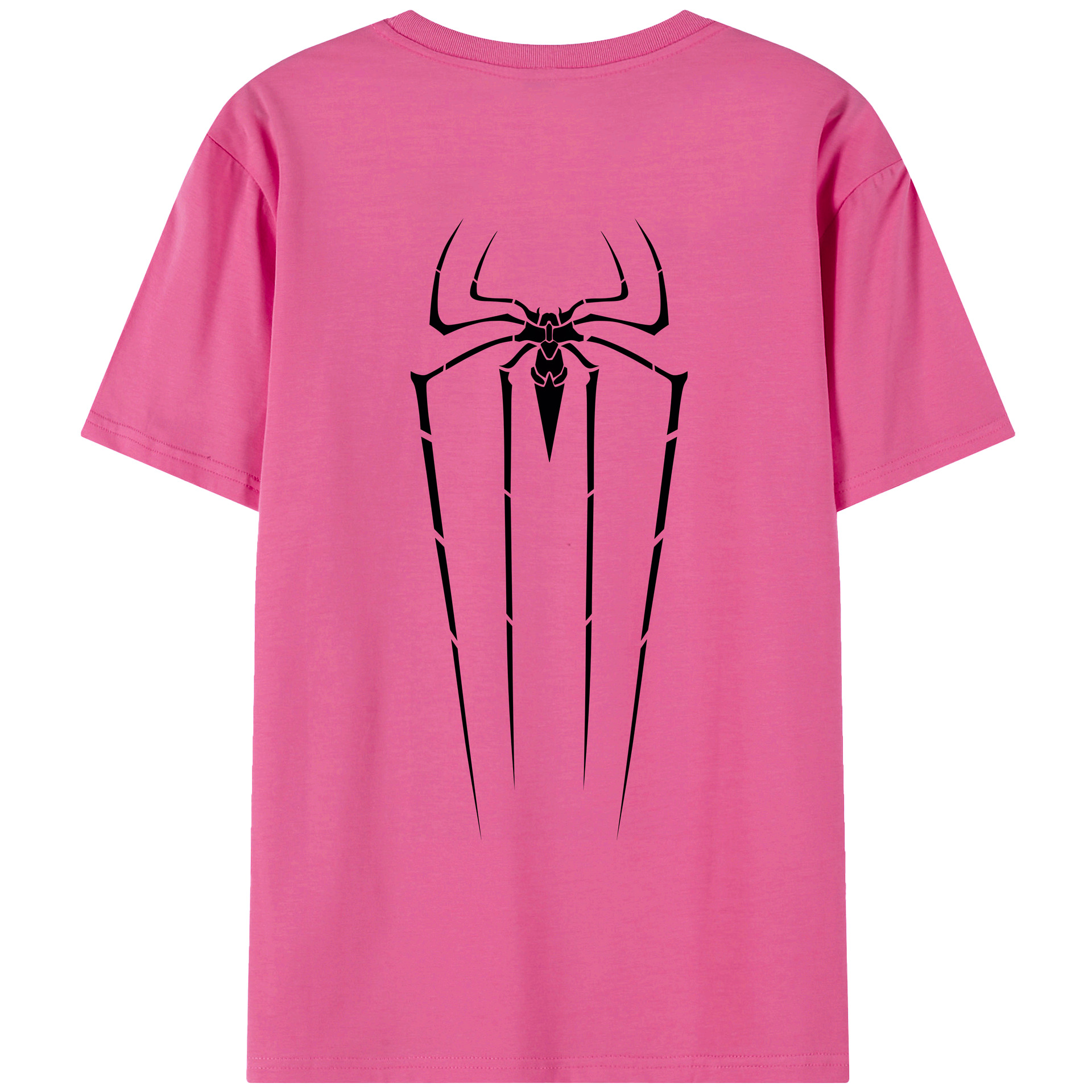 Spider Man スパイダーマン レディース半袖Tシャツ(バックプリント)
