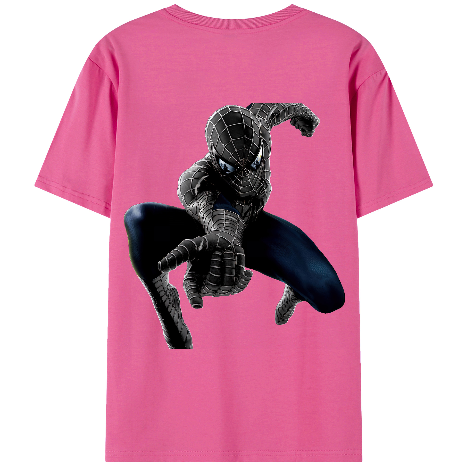 （画像用） Spider Man スパイダーマン レディース半袖Tシャツ(バックプリント)