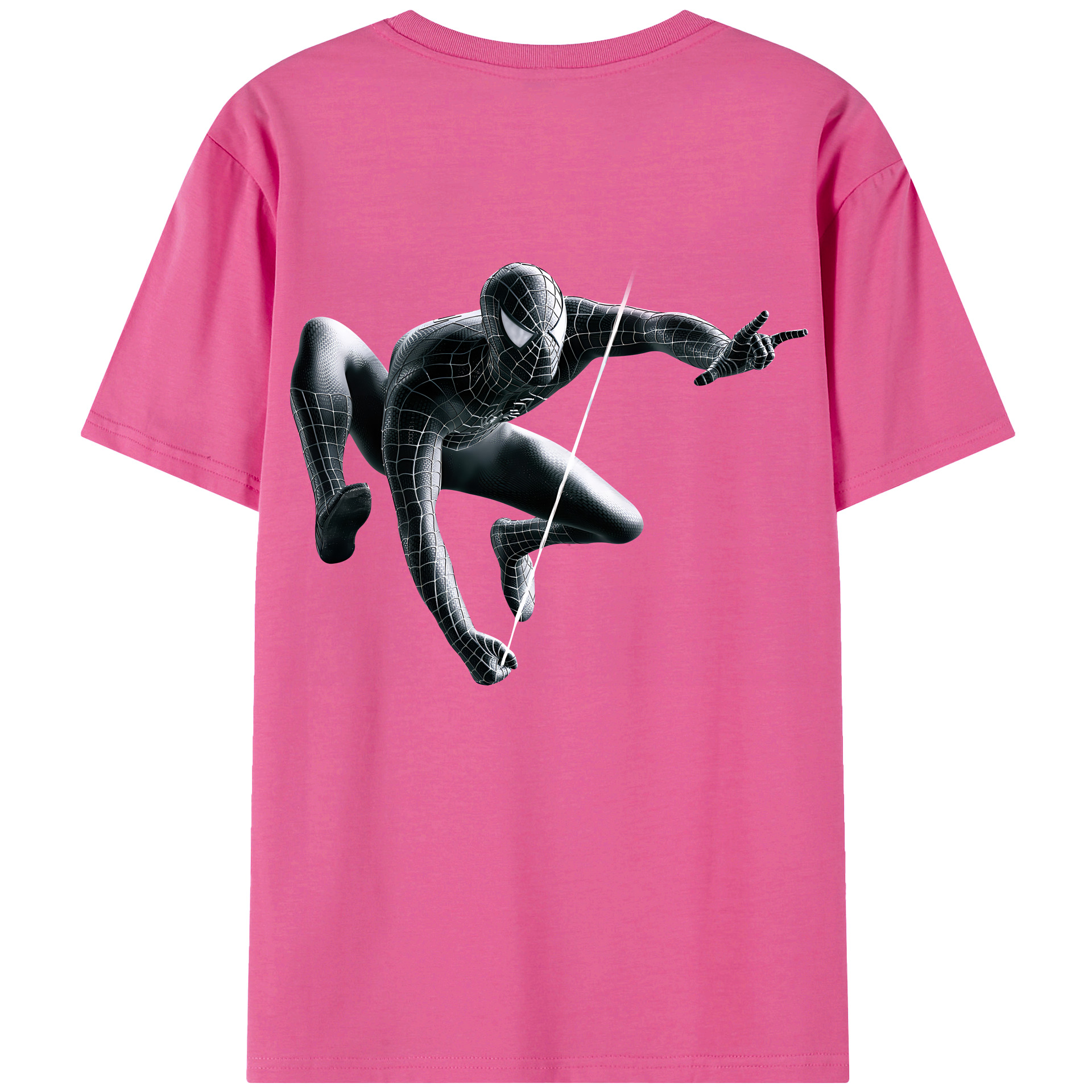 （画像用） Spider Man スパイダーマン レディース半袖Tシャツ(バックプリント)