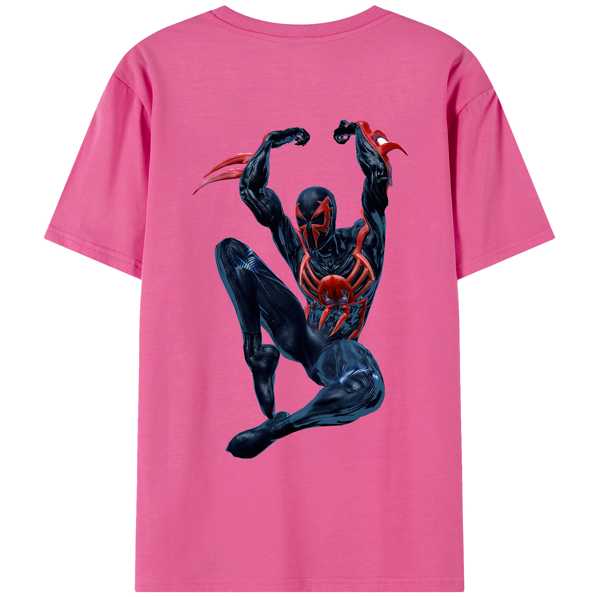 （画像用） Spider Man スパイダーマン レディース半袖Tシャツ(バックプリント)
