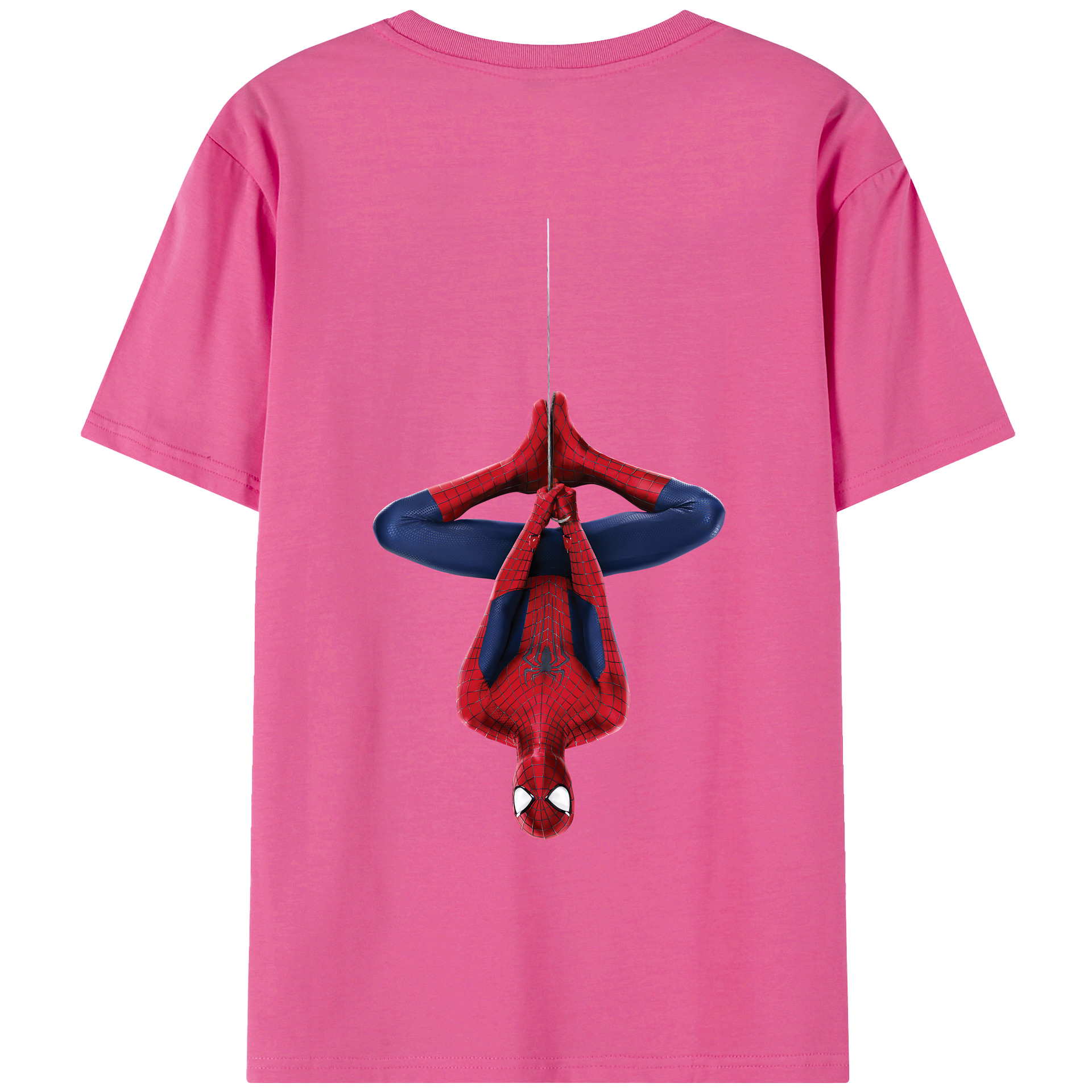 （画像用） Spider Man スパイダーマン レディース半袖Tシャツ(バックプリント)