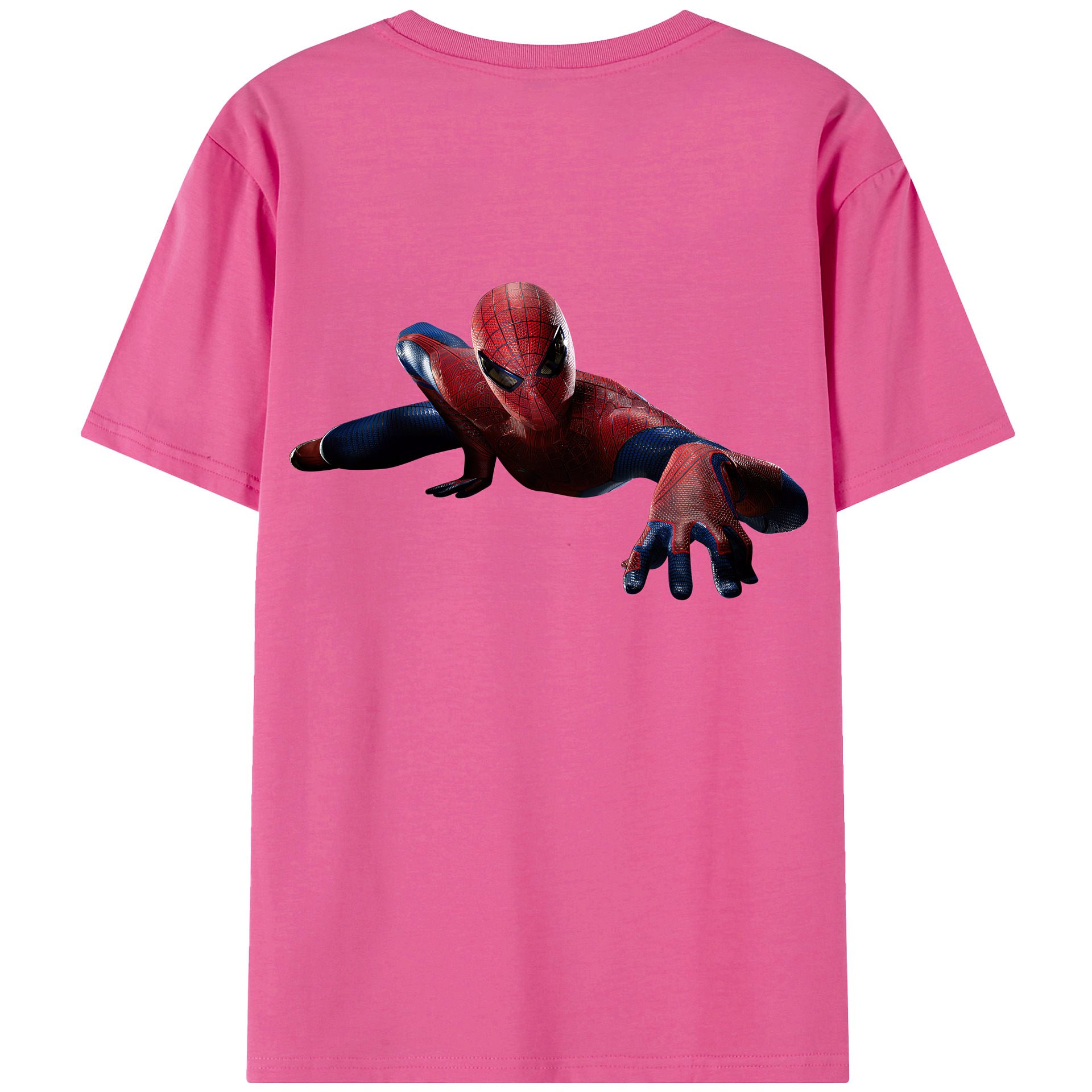 （画像用） Spider Man スパイダーマン レディース半袖Tシャツ(バックプリント)