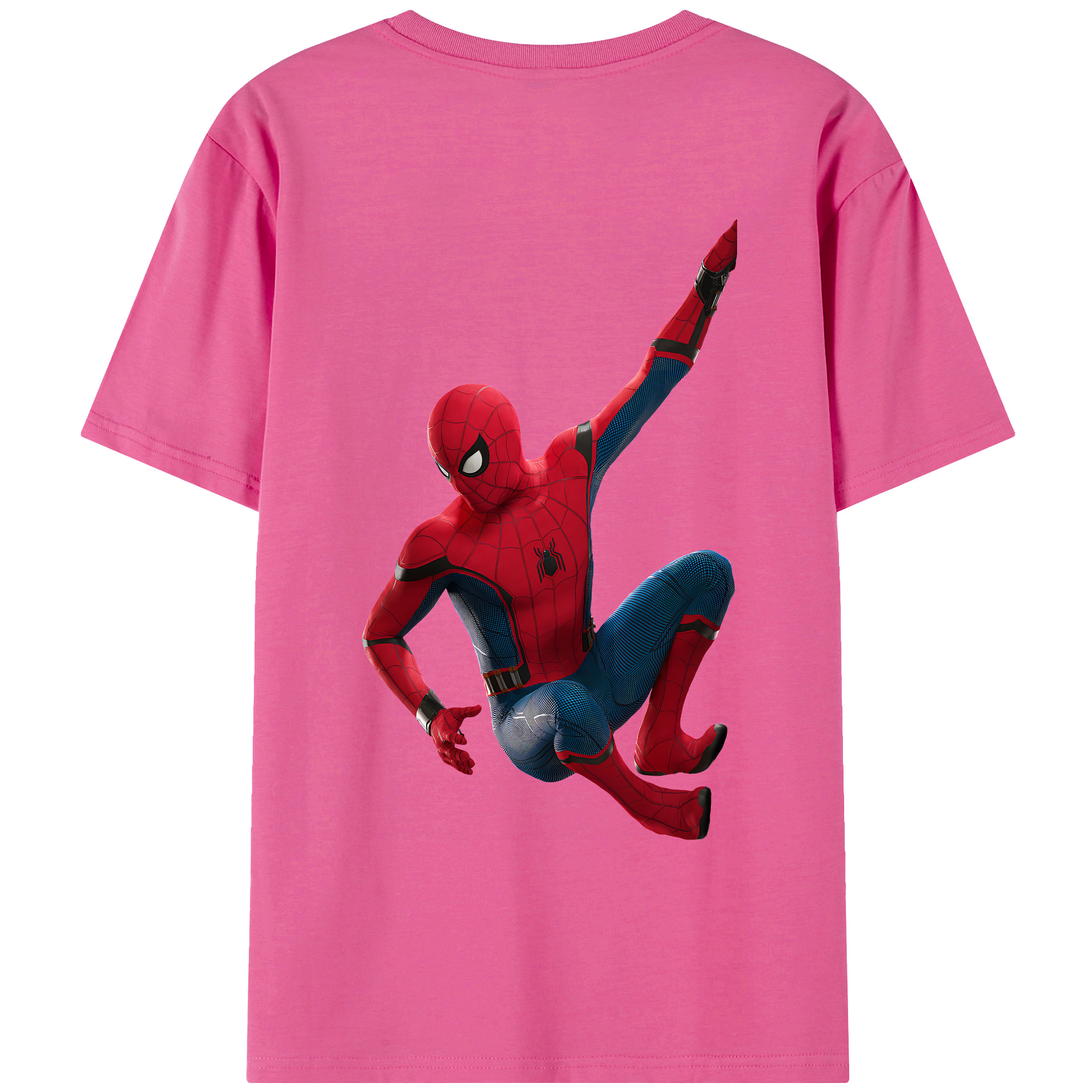 （画像用） Spider Man スパイダーマン レディース半袖Tシャツ(バックプリント)