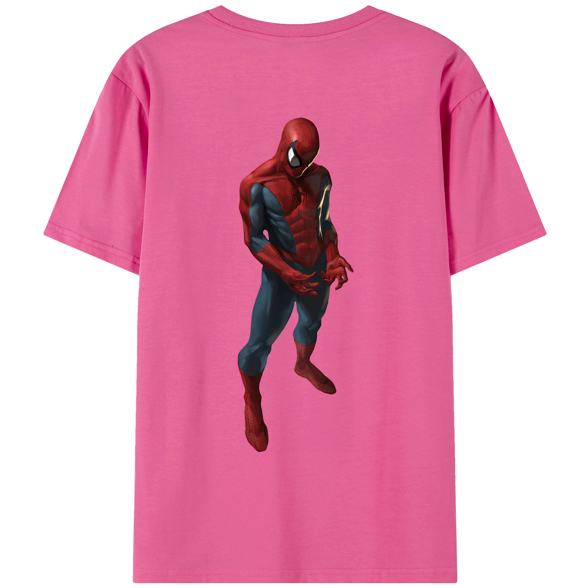 （画像用） Spider Man スパイダーマン レディース半袖Tシャツ(バックプリント)