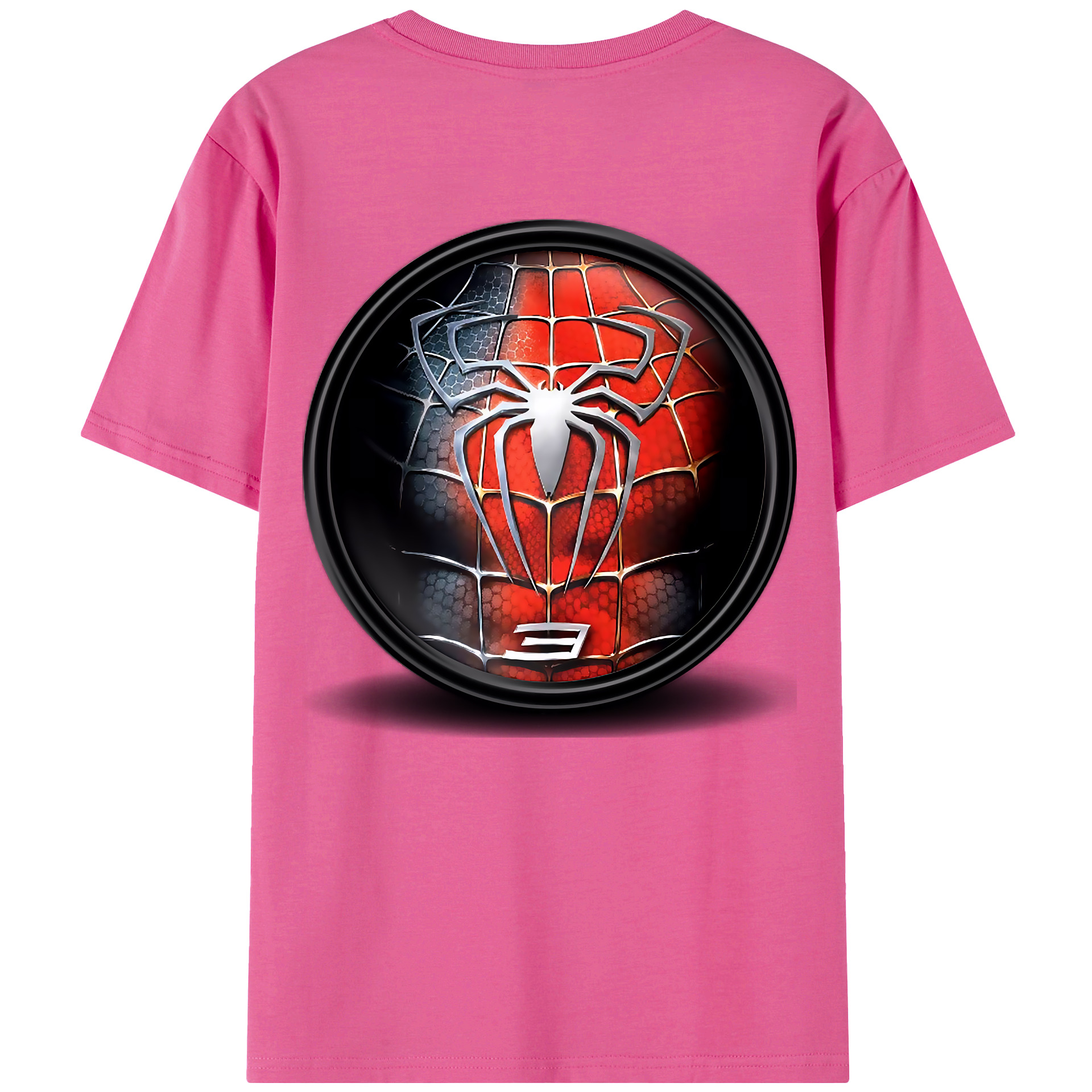 （画像用） Spider Man スパイダーマン レディース半袖Tシャツ(バックプリント)