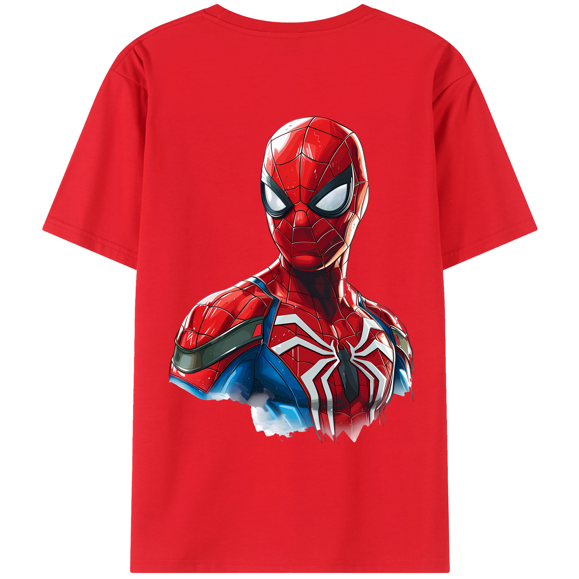 （画像用） Spider Man スパイダーマン レディース半袖Tシャツ(バックプリント)