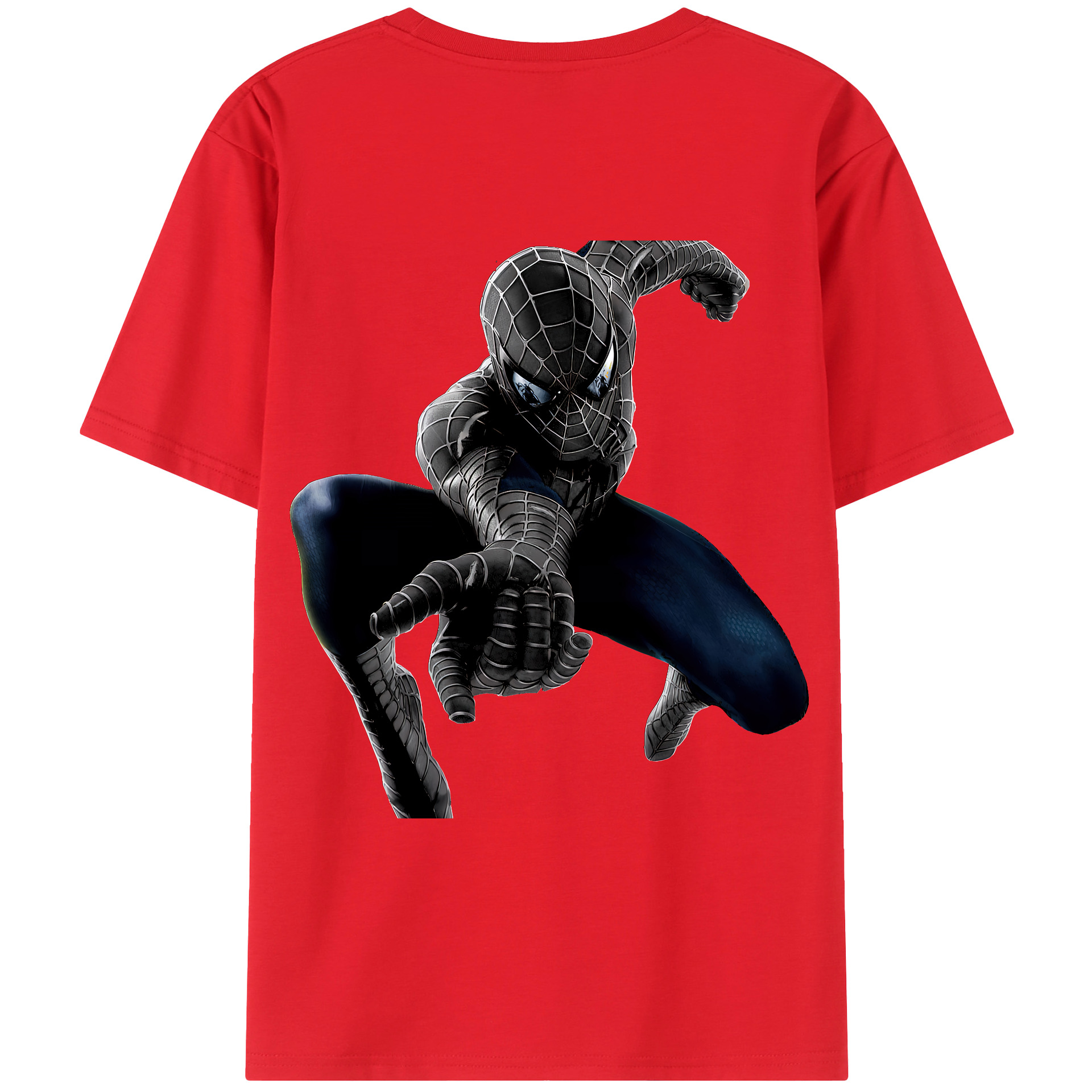 （画像用） Spider Man スパイダーマン レディース半袖Tシャツ(バックプリント)