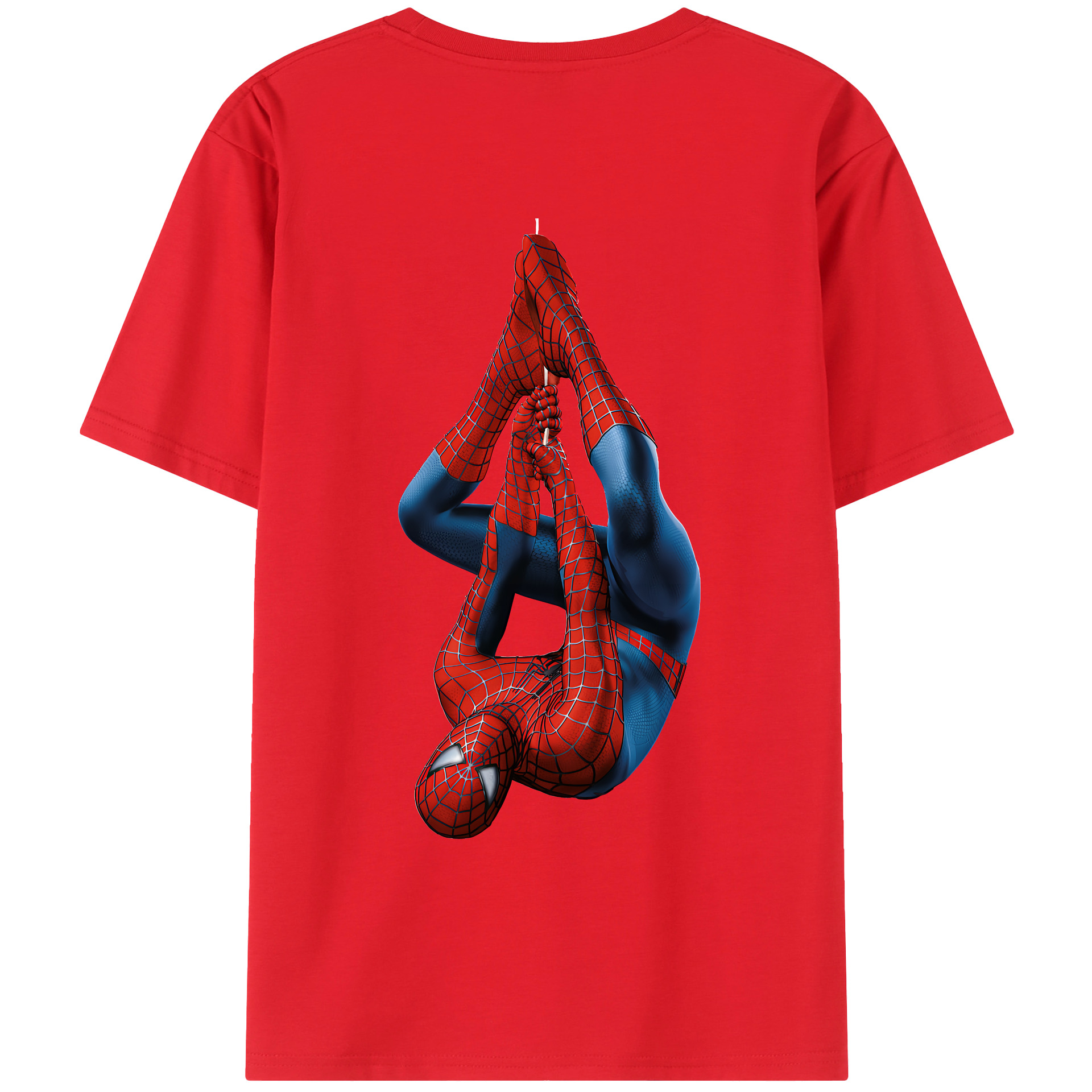 （画像用） Spider Man スパイダーマン レディース半袖Tシャツ(バックプリント)