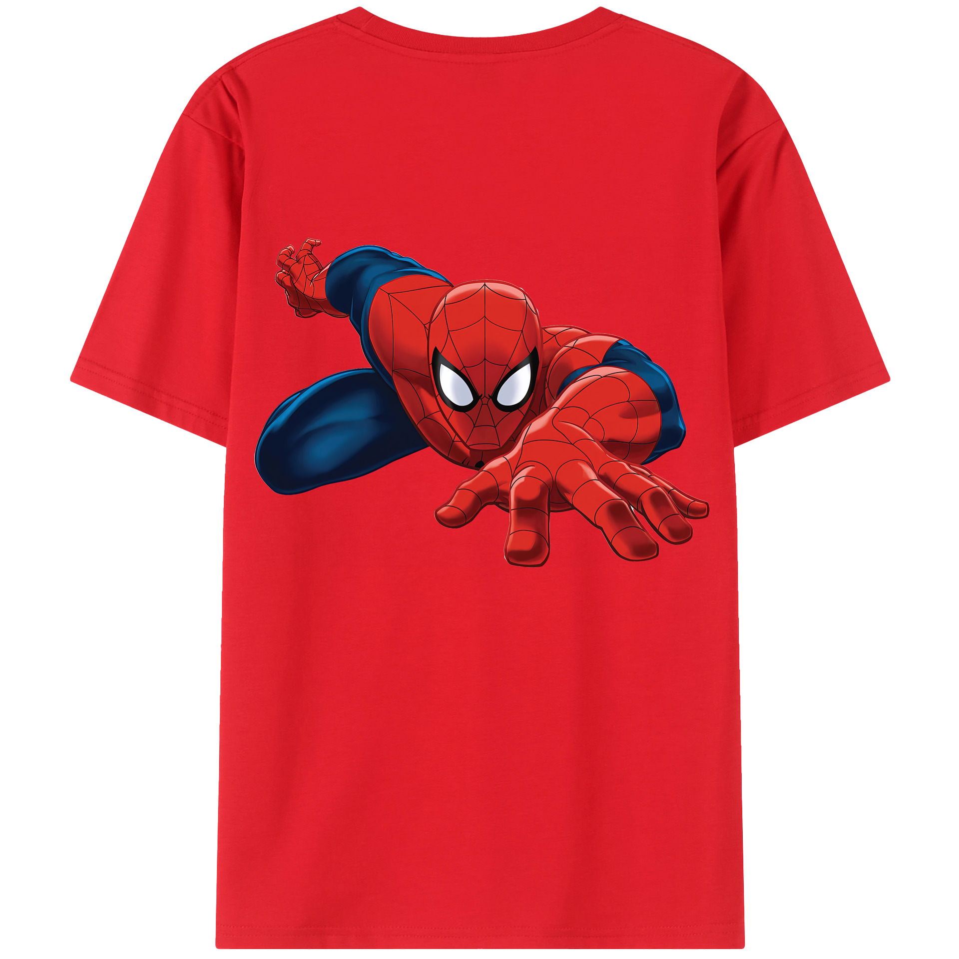 （画像用） Spider Man スパイダーマン レディース半袖Tシャツ(バックプリント)