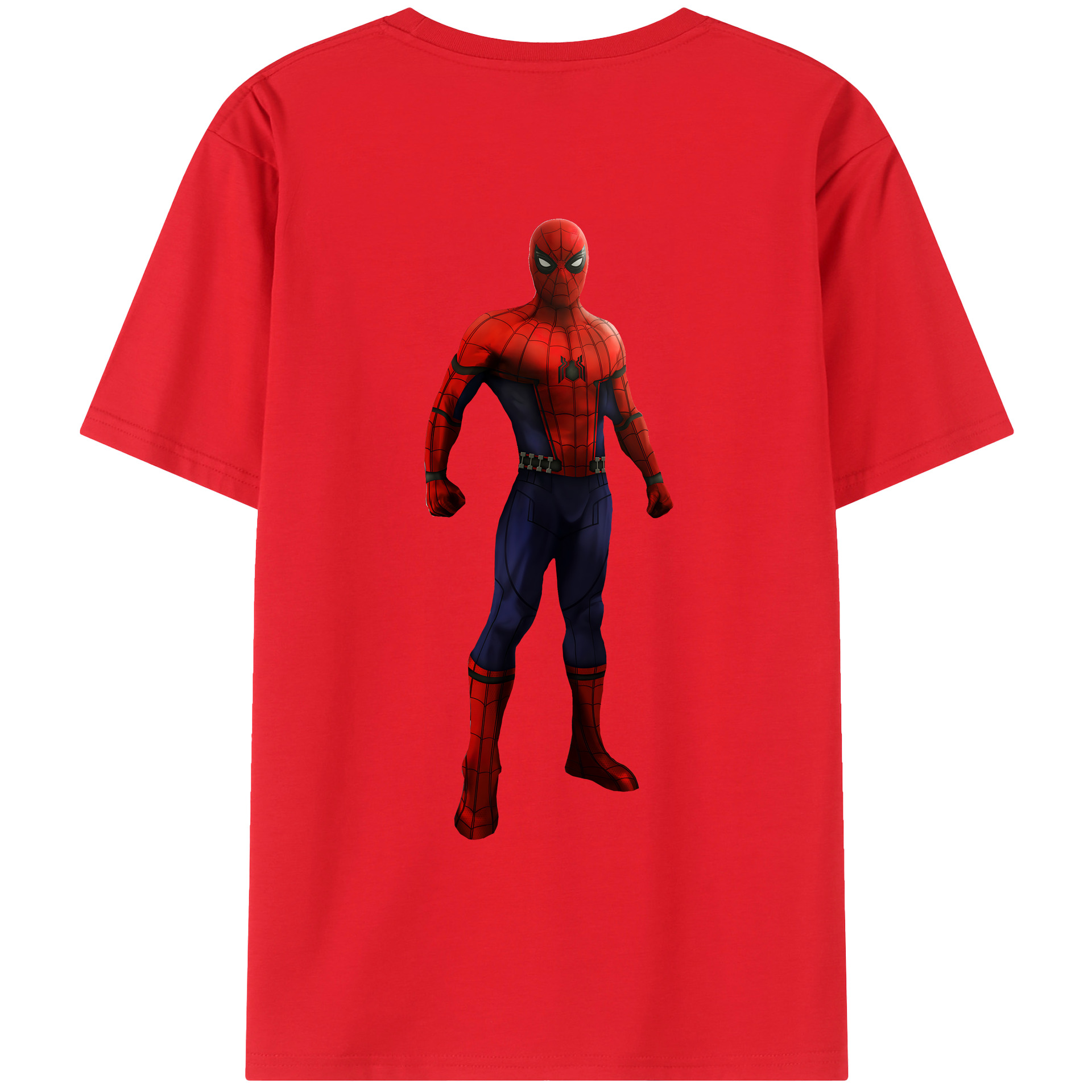 （画像用） Spider Man スパイダーマン レディース半袖Tシャツ(バックプリント)