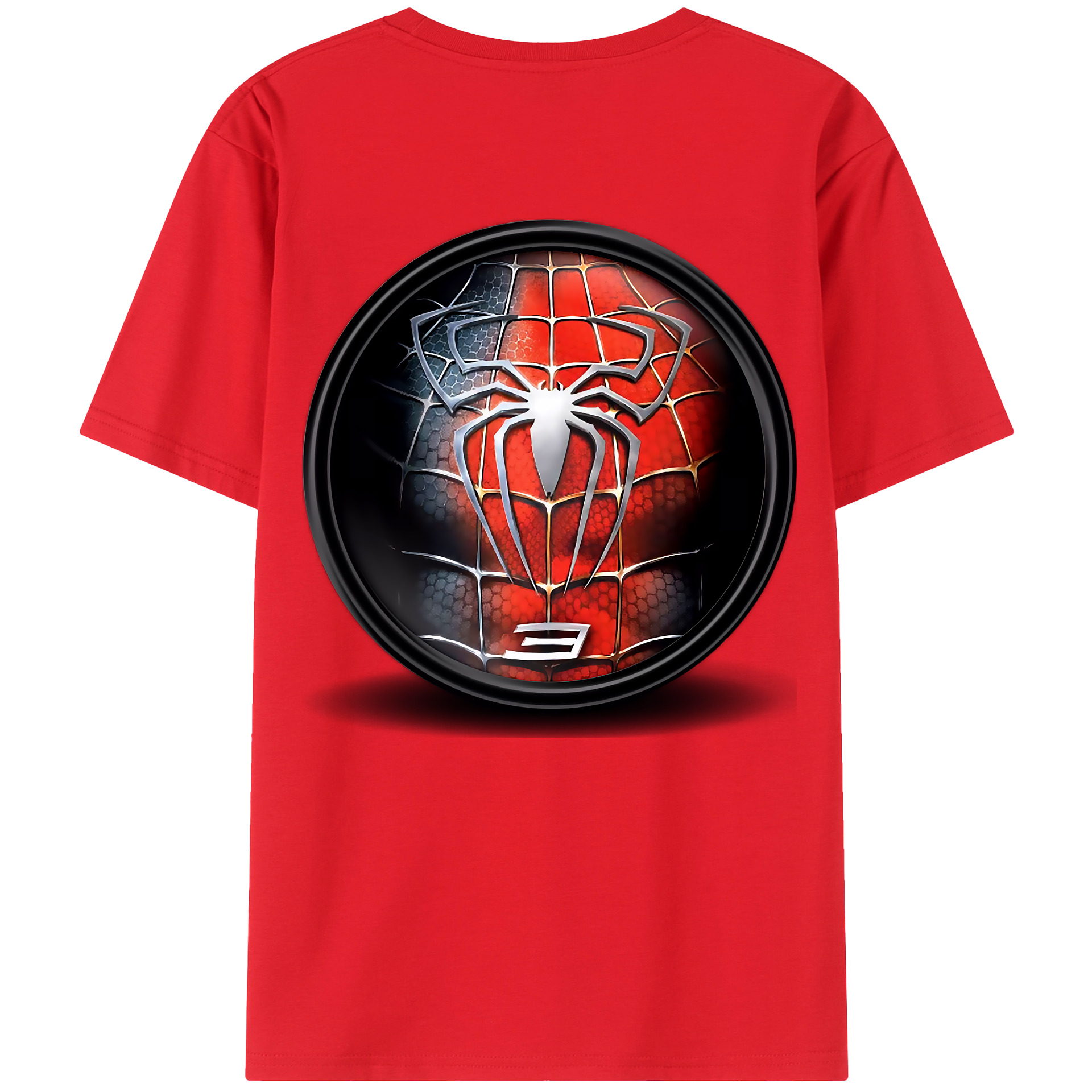 （画像用） Spider Man スパイダーマン レディース半袖Tシャツ(バックプリント)