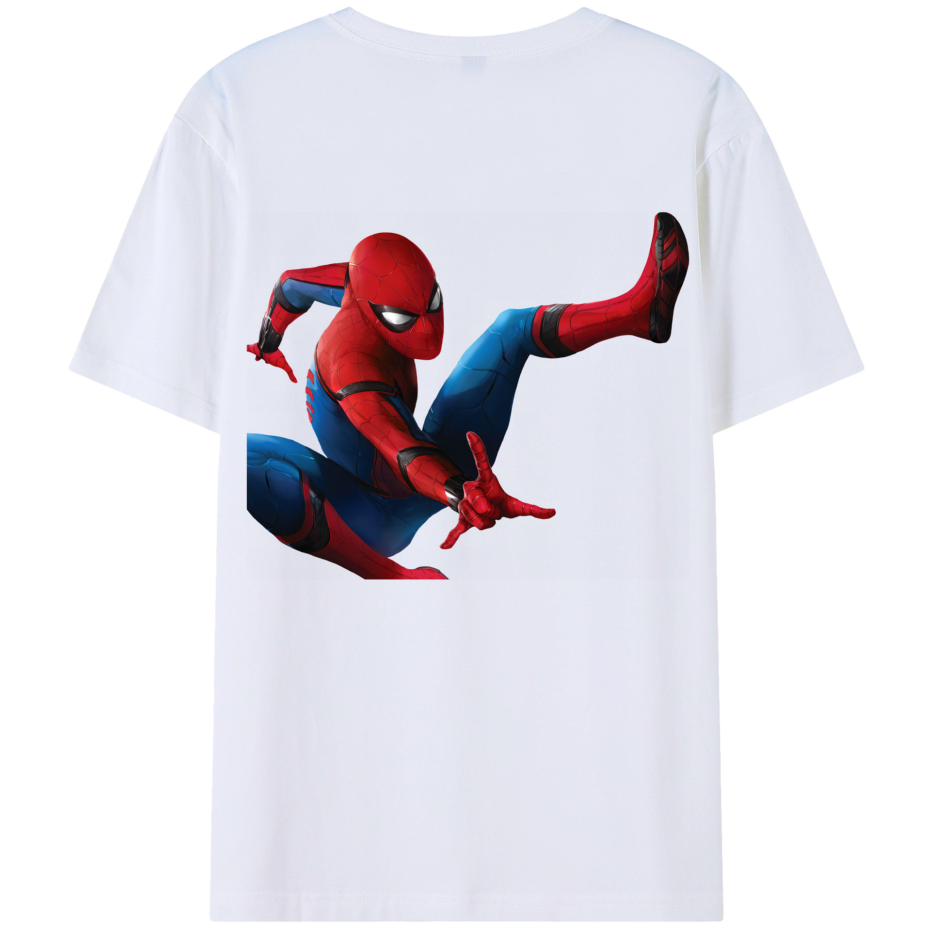 （画像用） Spider Man スパイダーマン レディース半袖Tシャツ(バックプリント)