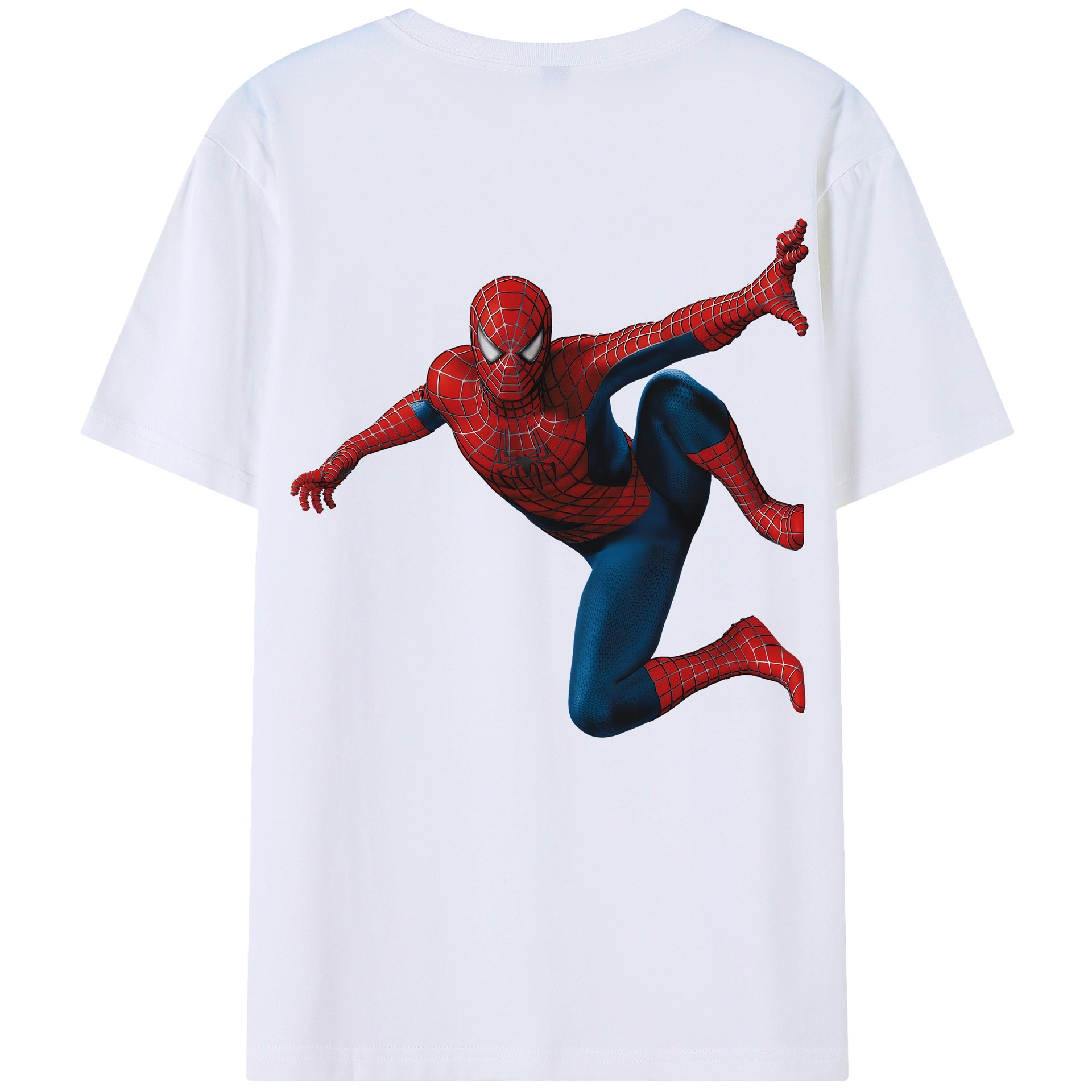 （画像用） Spider Man スパイダーマン レディース半袖Tシャツ(バックプリント)