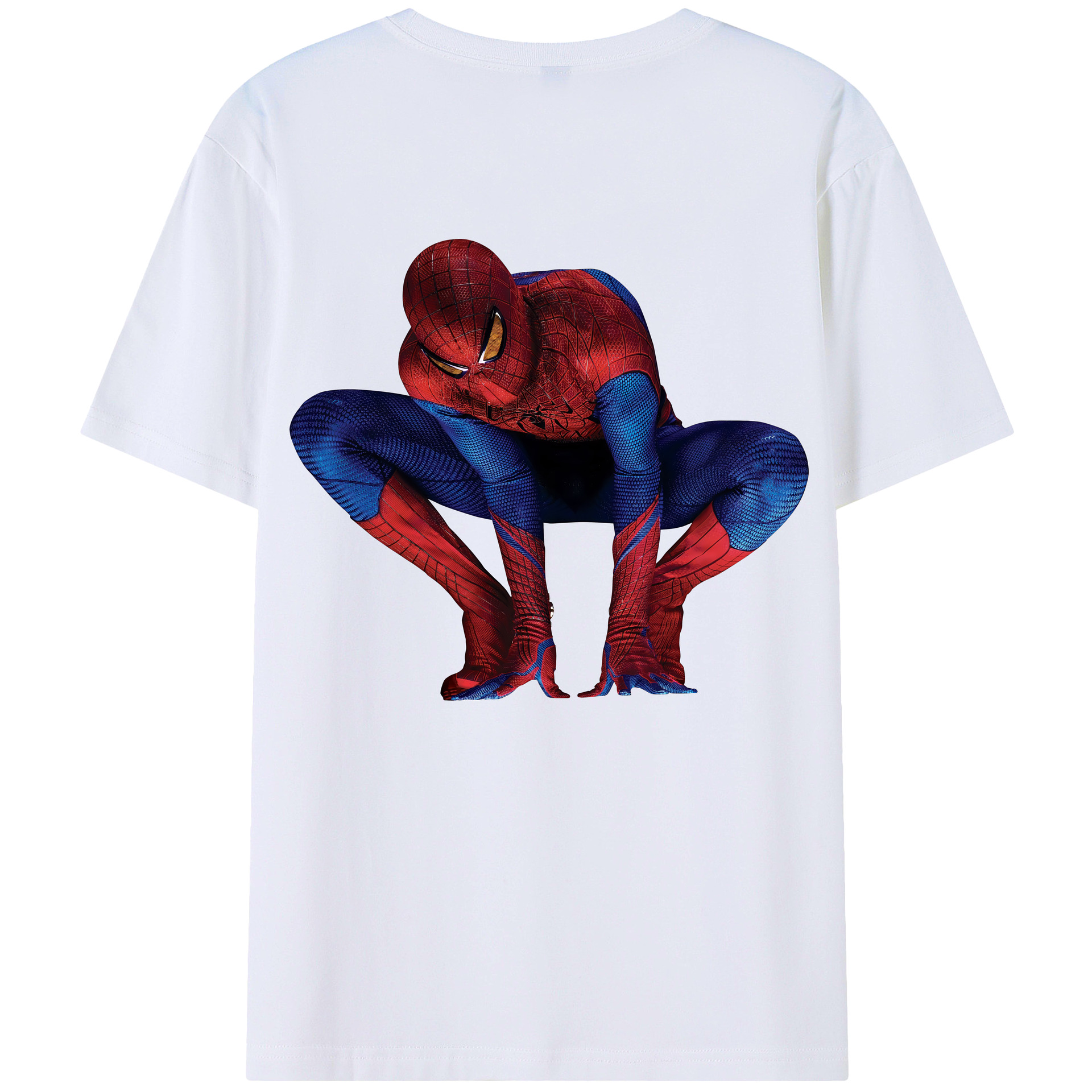 （画像用） Spider Man スパイダーマン レディース半袖Tシャツ(バックプリント)