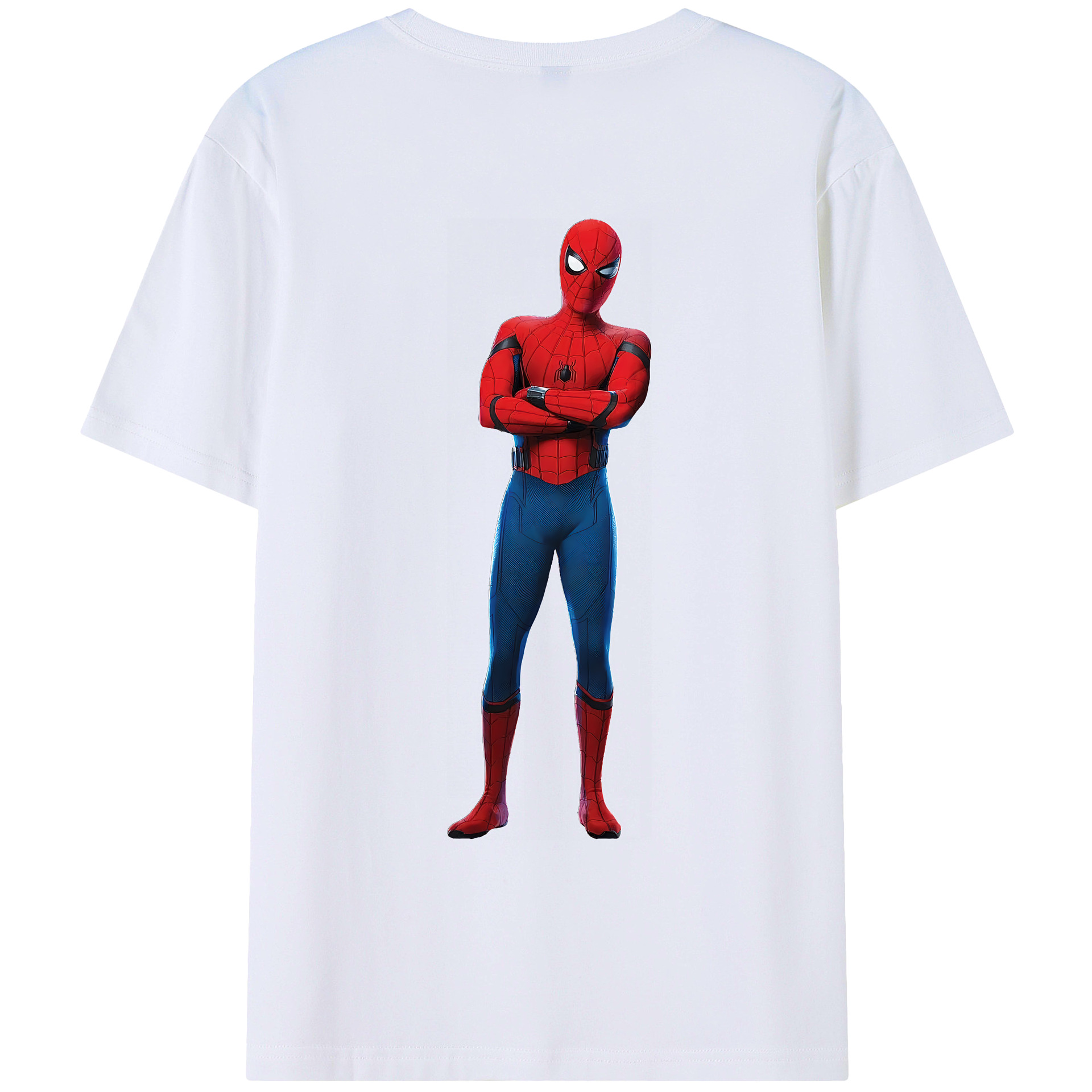 （画像用） Spider Man スパイダーマン レディース半袖Tシャツ(バックプリント)