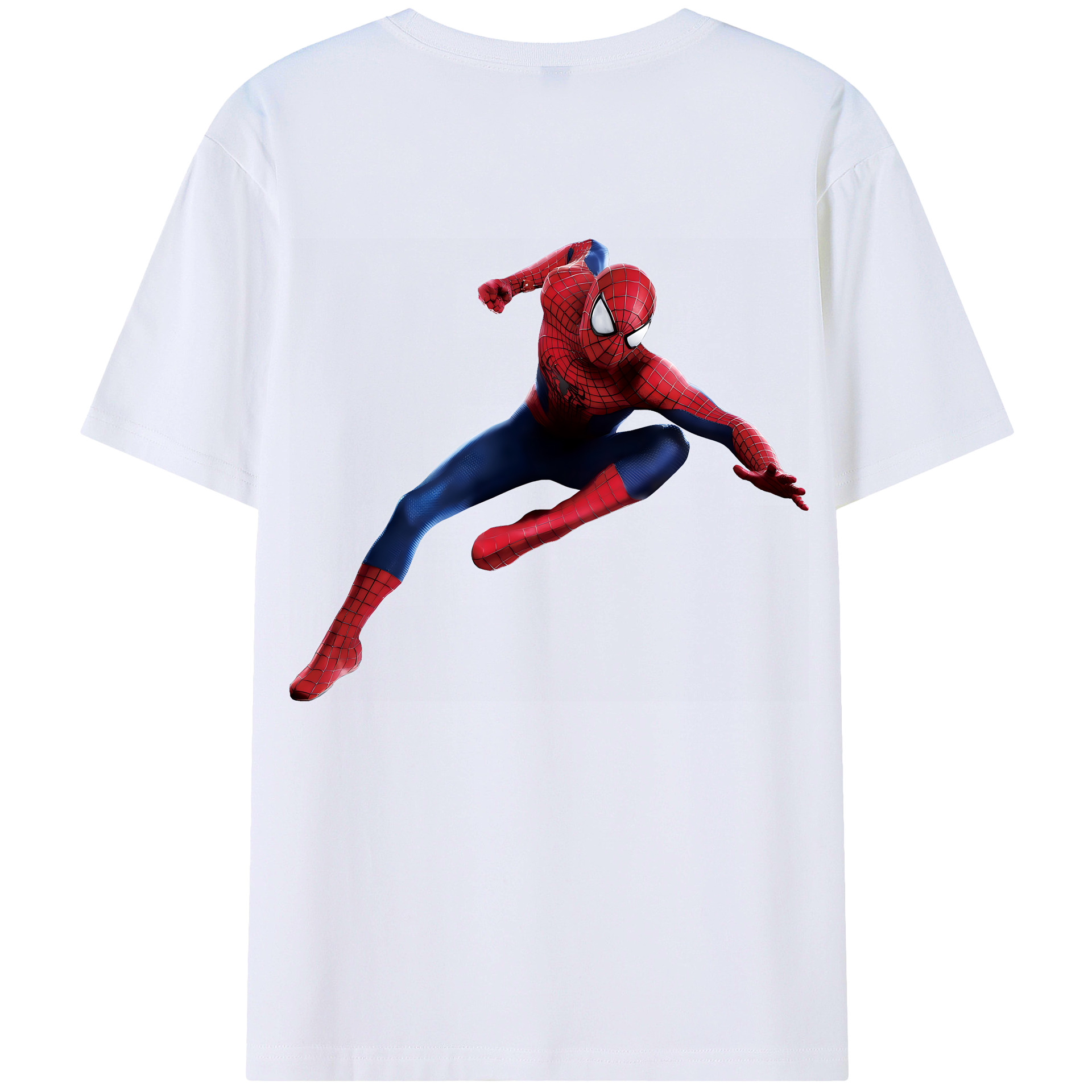 （画像用） Spider Man スパイダーマン レディース半袖Tシャツ(バックプリント)