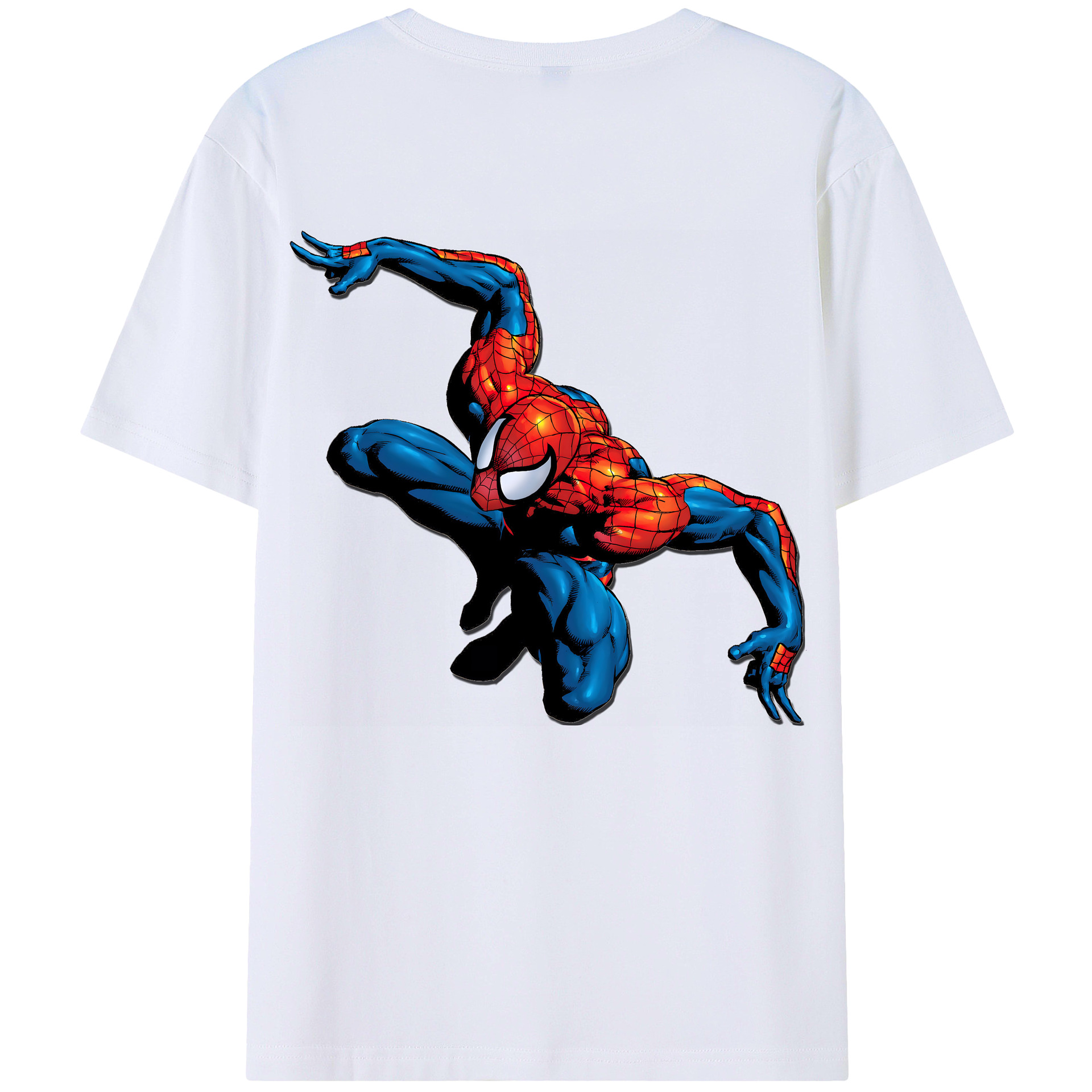 （画像用） Spider Man スパイダーマン レディース半袖Tシャツ(バックプリント)
