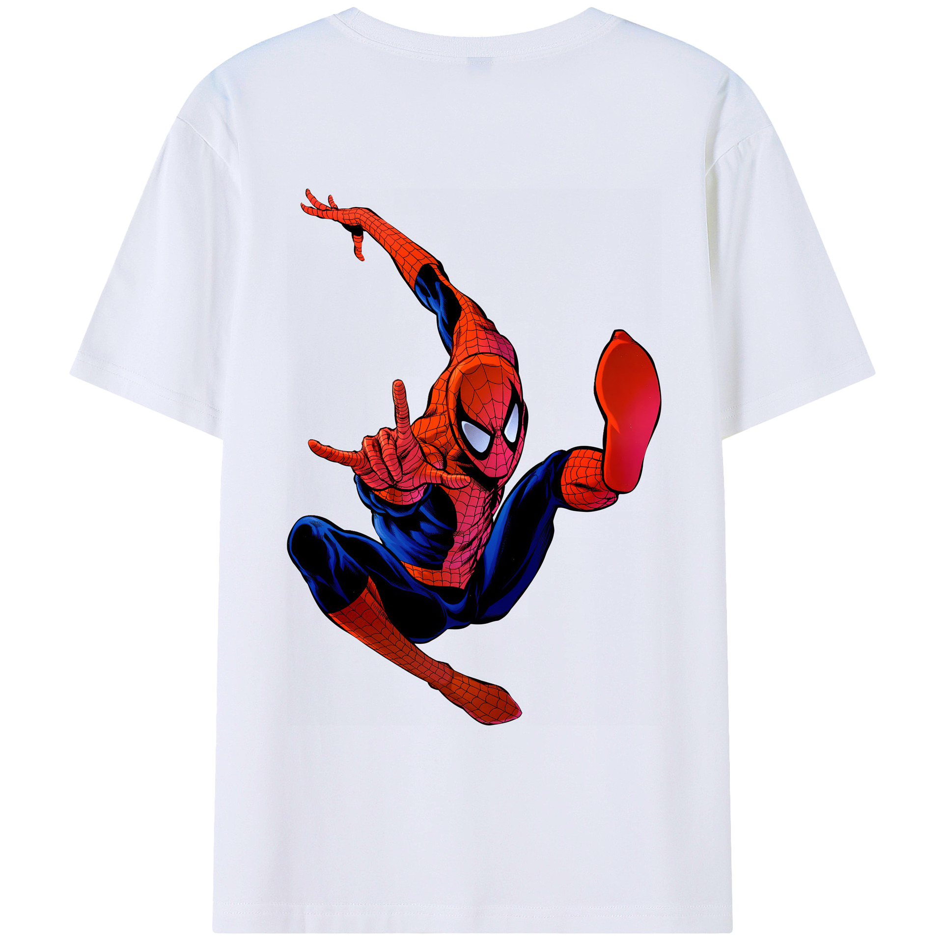 （画像用） Spider Man スパイダーマン レディース半袖Tシャツ(バックプリント)