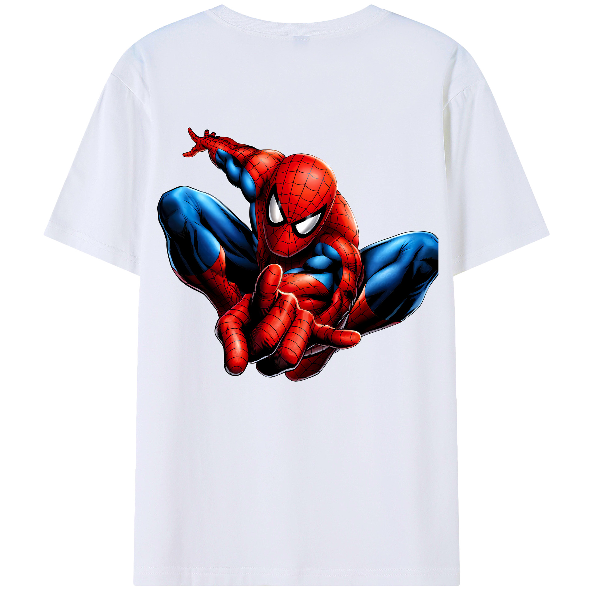 （画像用） Spider Man スパイダーマン レディース半袖Tシャツ(バックプリント)