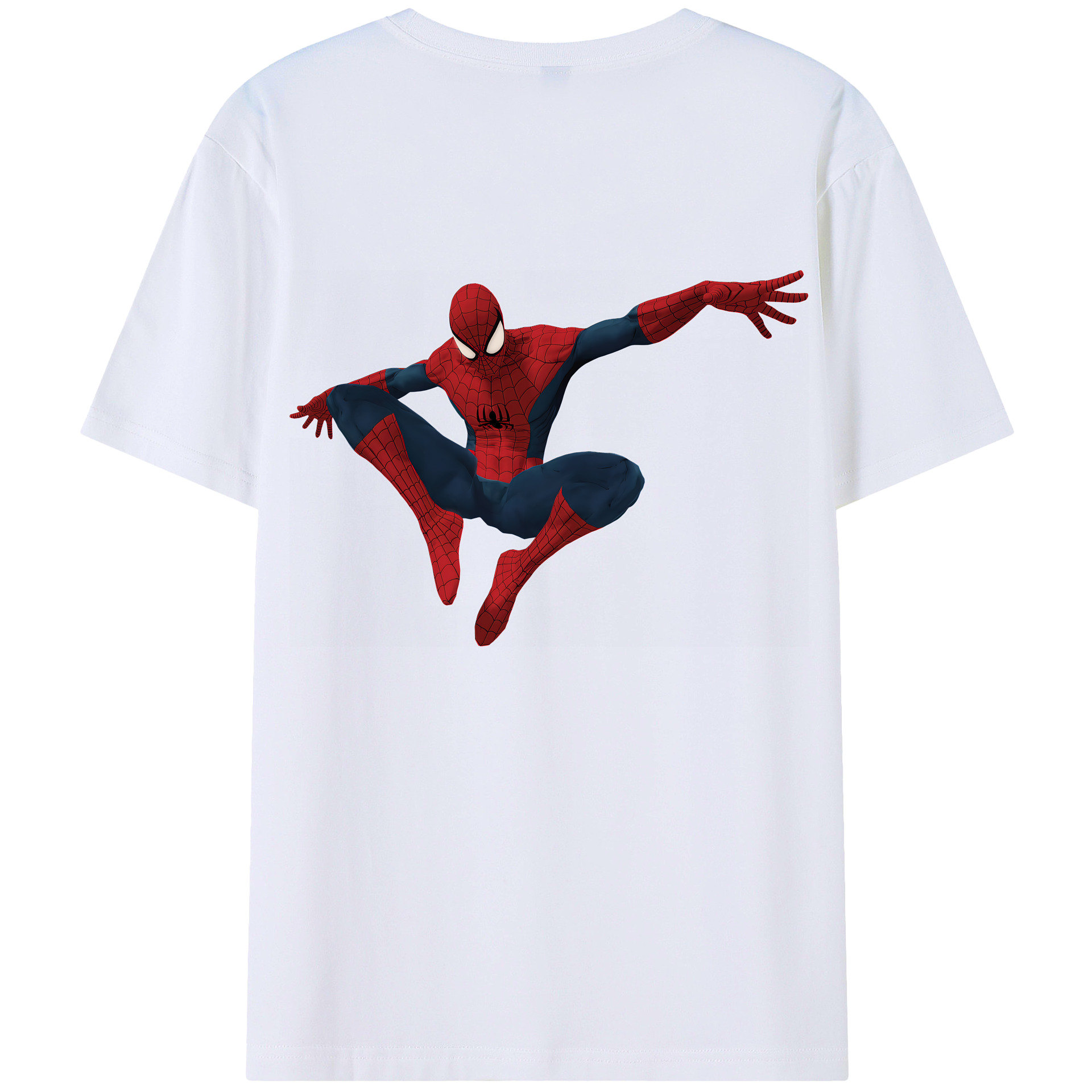 （画像用） Spider Man スパイダーマン レディース半袖Tシャツ(バックプリント)