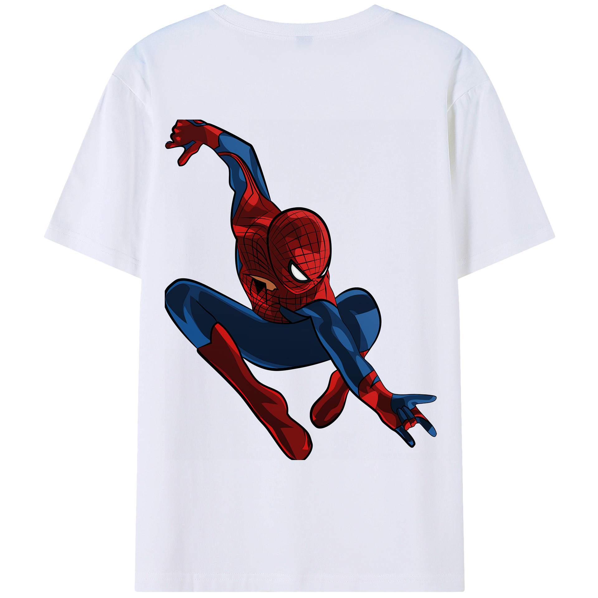 （画像用） Spider Man スパイダーマン レディース半袖Tシャツ(バックプリント)