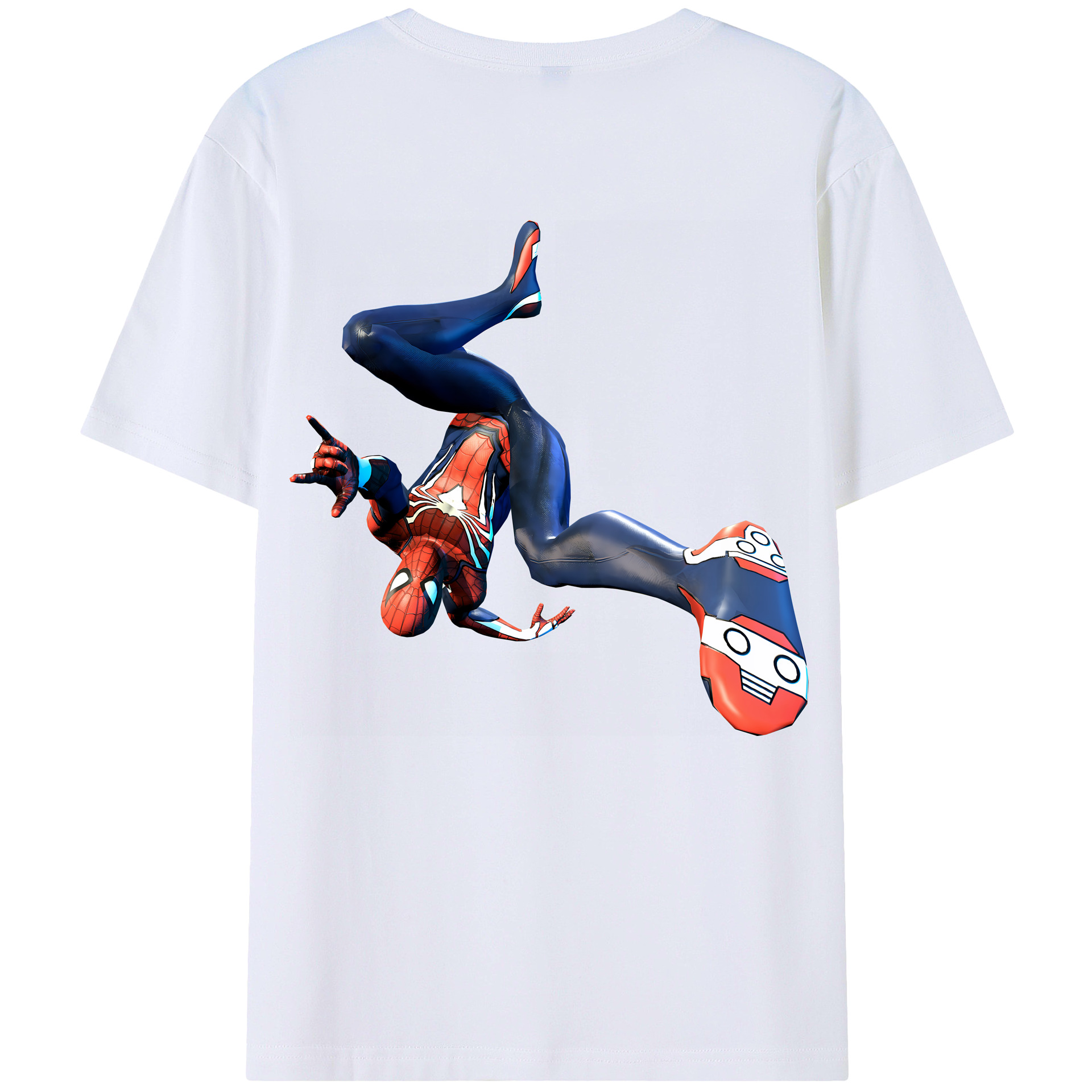（画像用） Spider Man スパイダーマン レディース半袖Tシャツ(バックプリント)