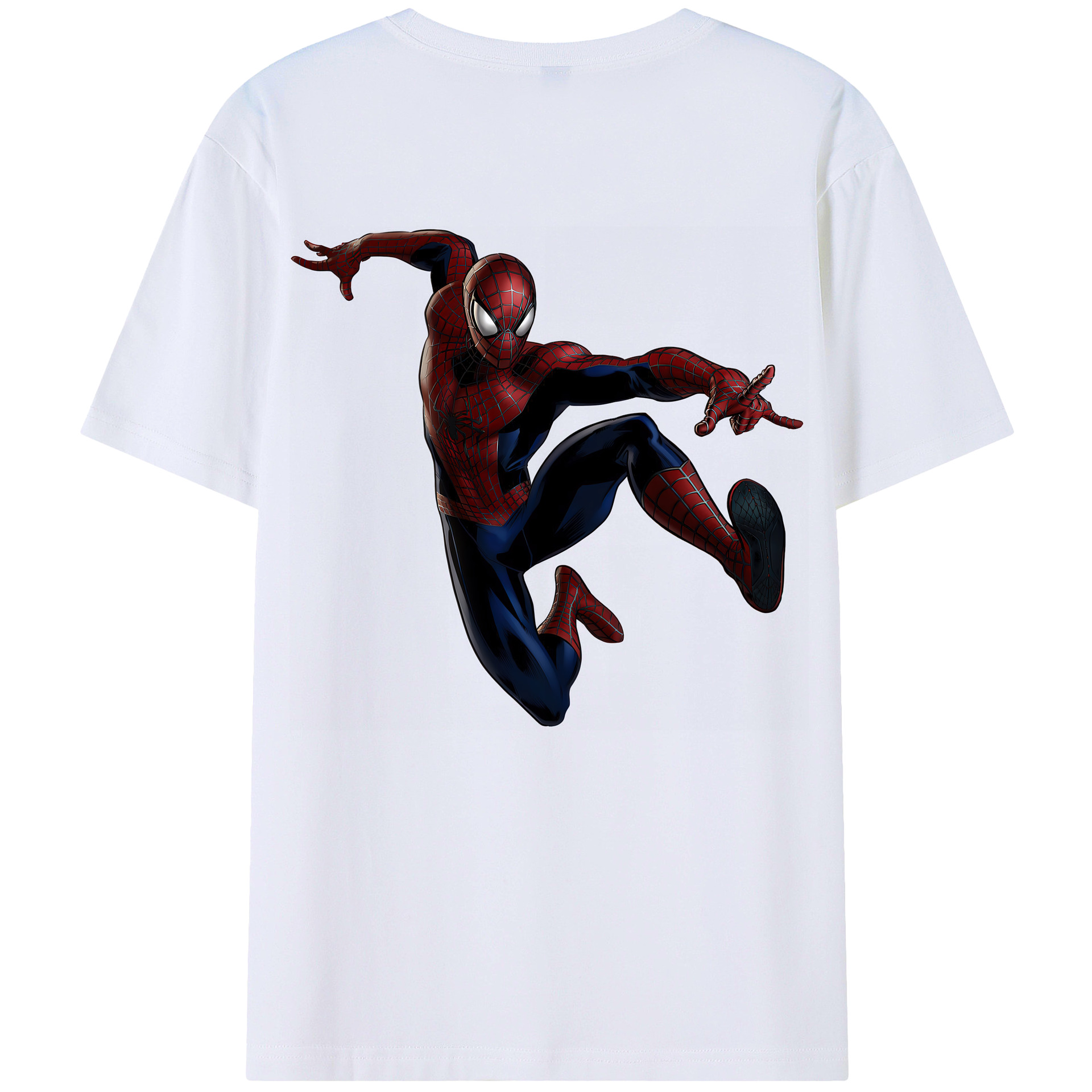 （画像用） Spider Man スパイダーマン レディース半袖Tシャツ(バックプリント)